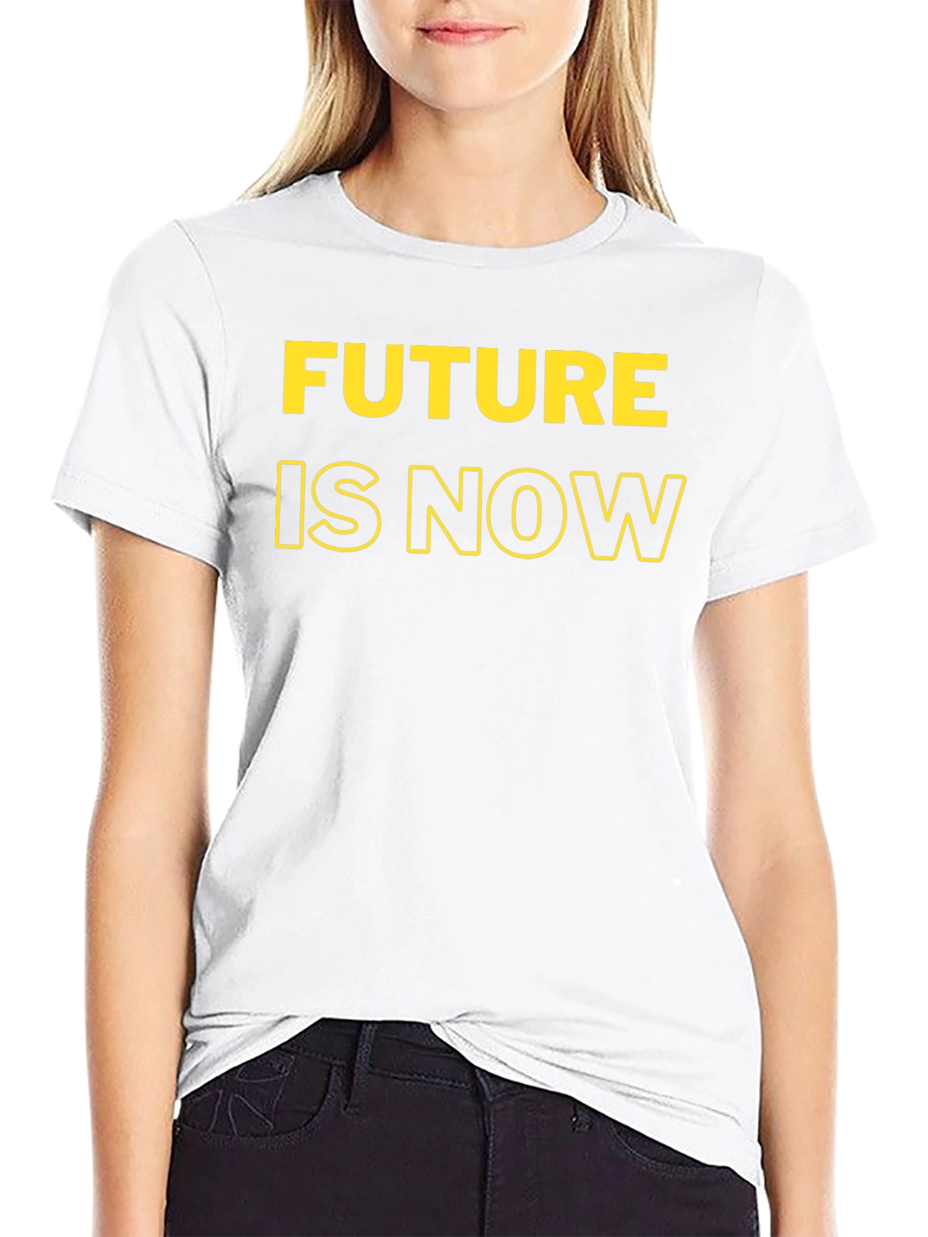 Future Is Now Black T-Shirt