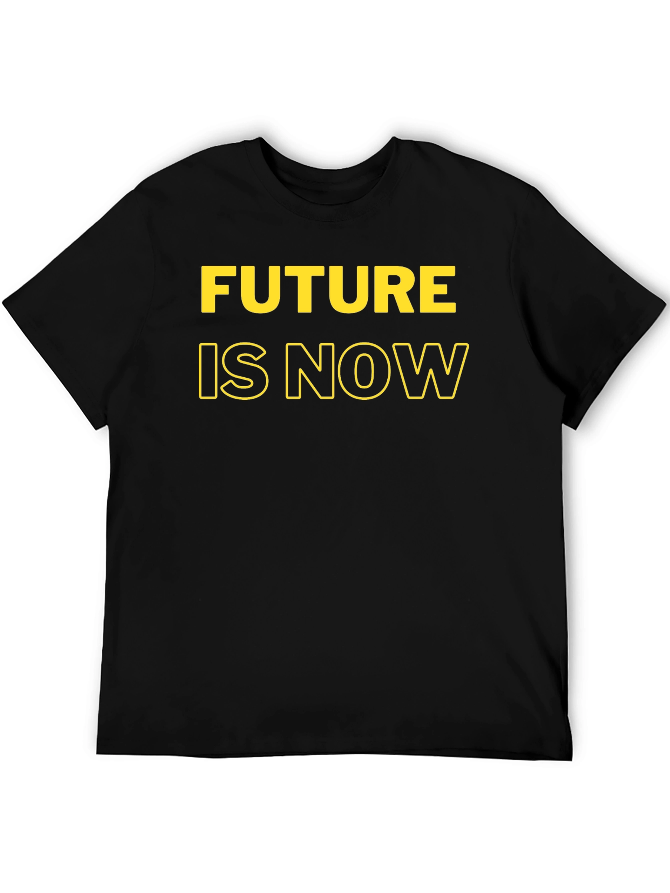 Future Is Now Black T-Shirt
