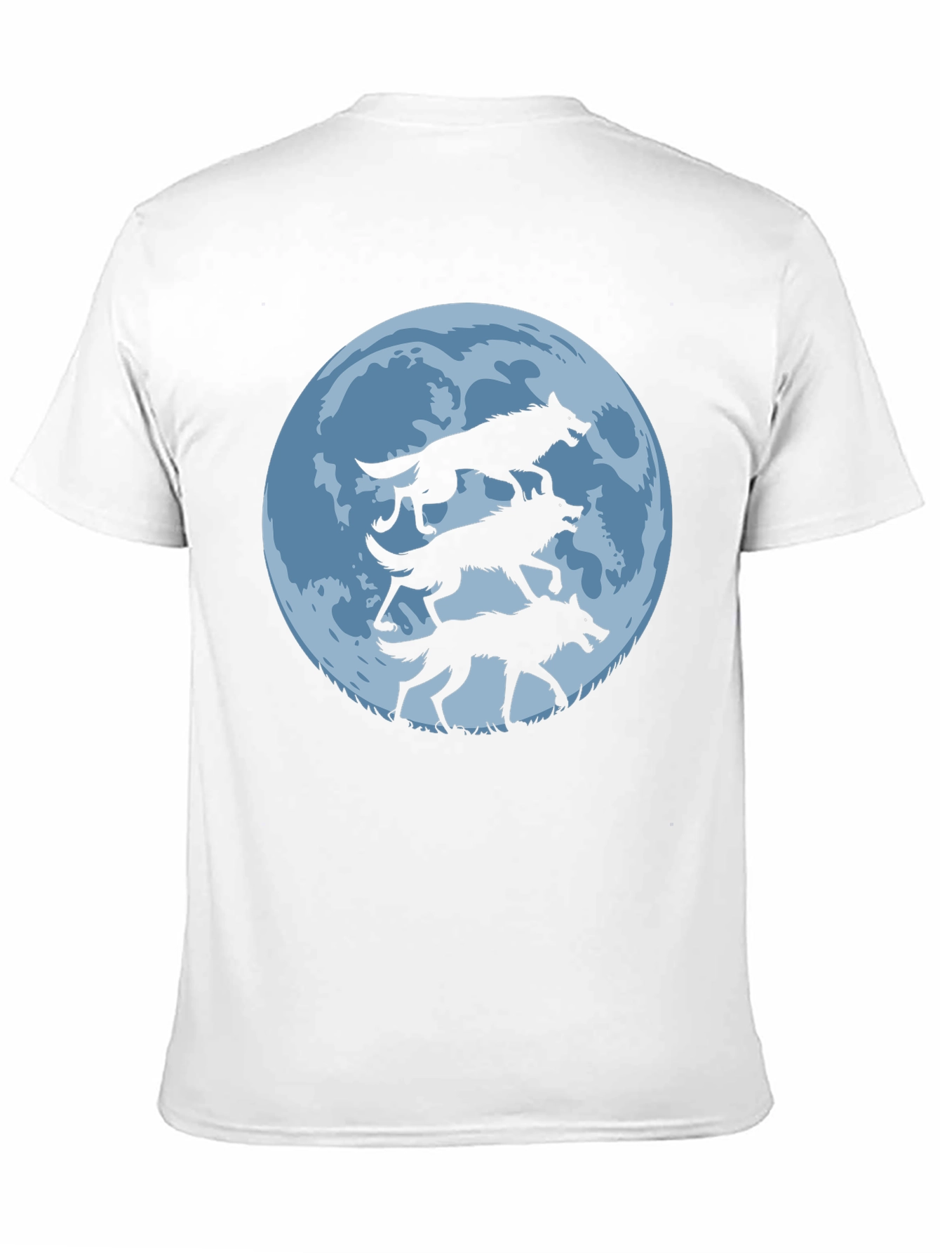 Wolf Moon Graphic Tee - Black