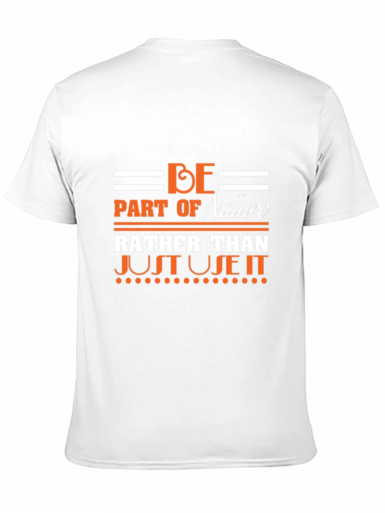Nature Quote Black T-Shirt