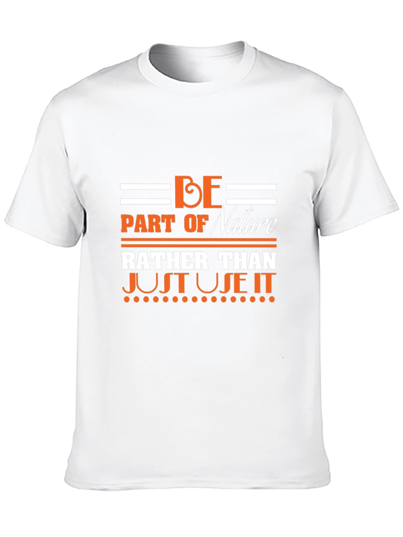 Nature Quote Black T-Shirt