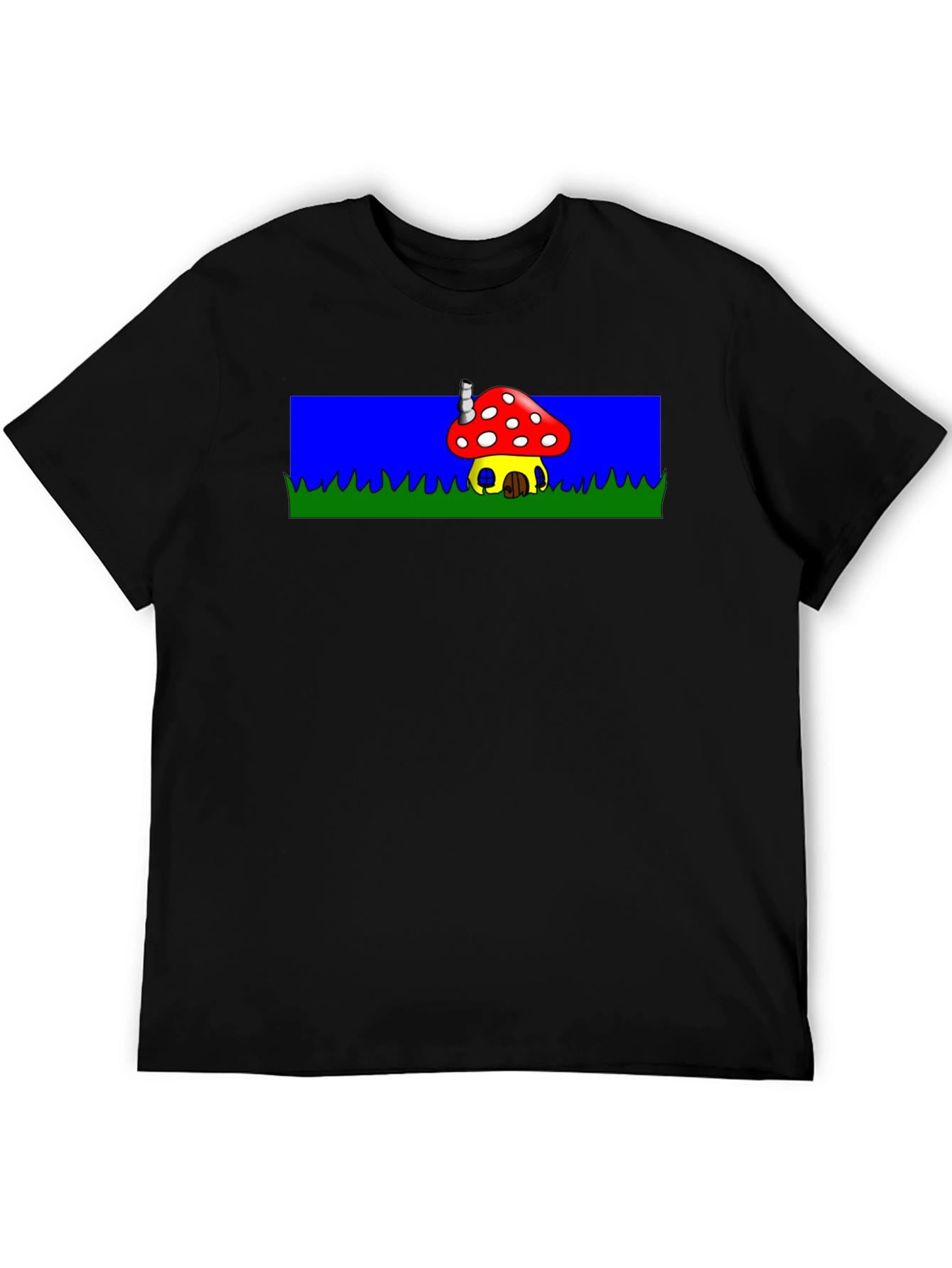 Mushroom House Graphic Tee - Fun & Unique!
