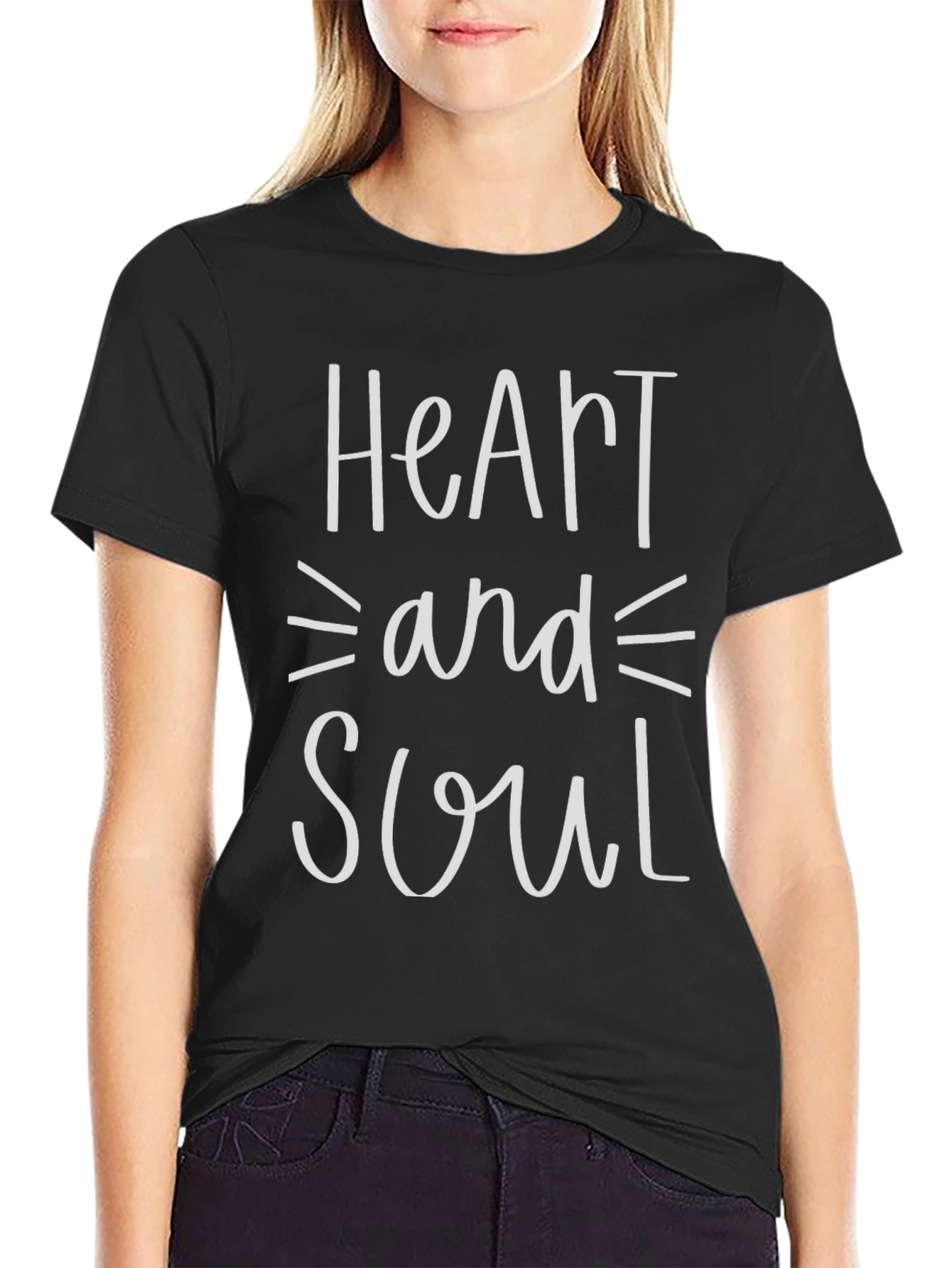 Heart and Soul Graphic Tee - Stylish Unisex T-Shirt