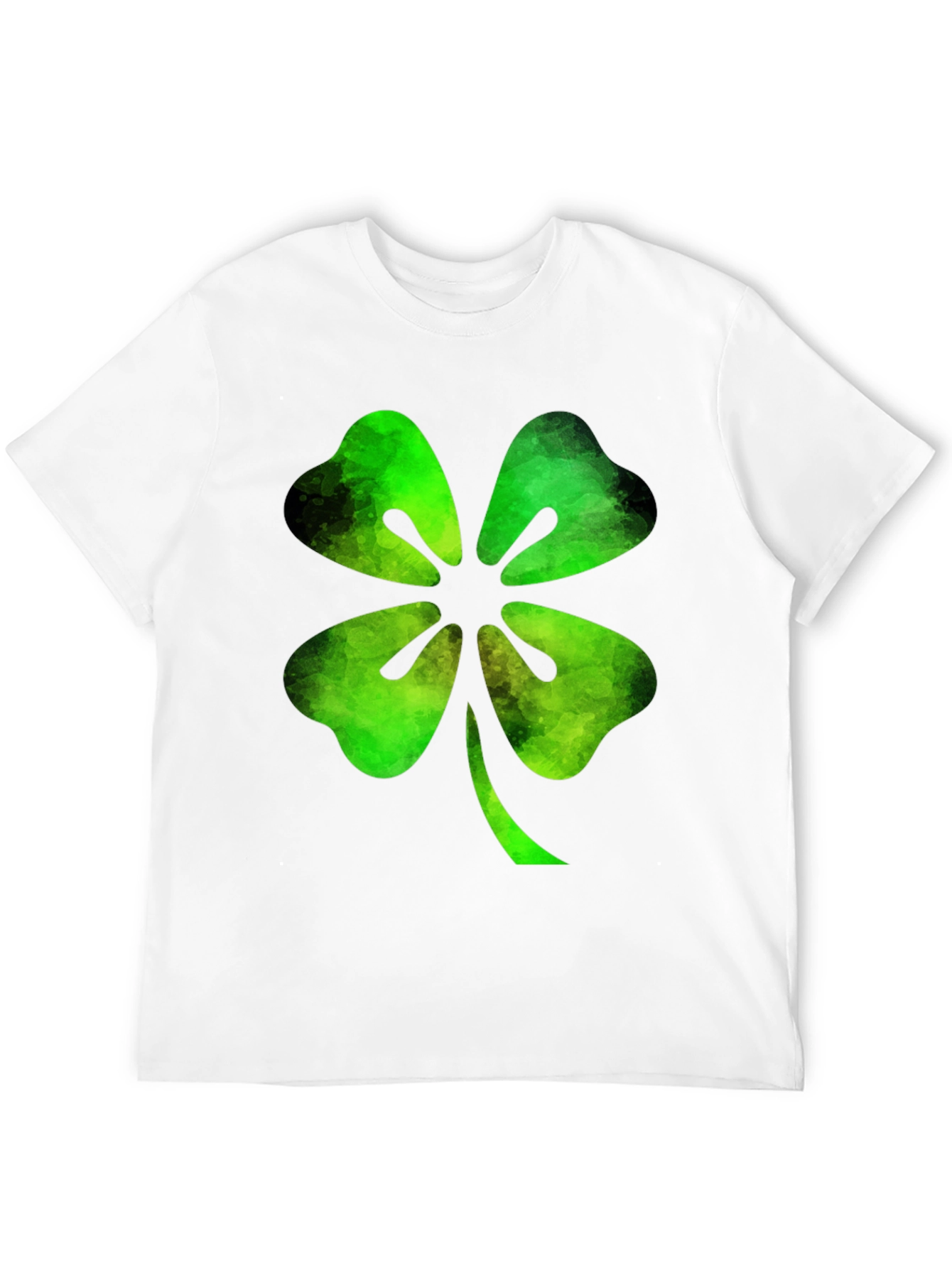 Lucky Four Leaf Clover Graphic T-Shirt