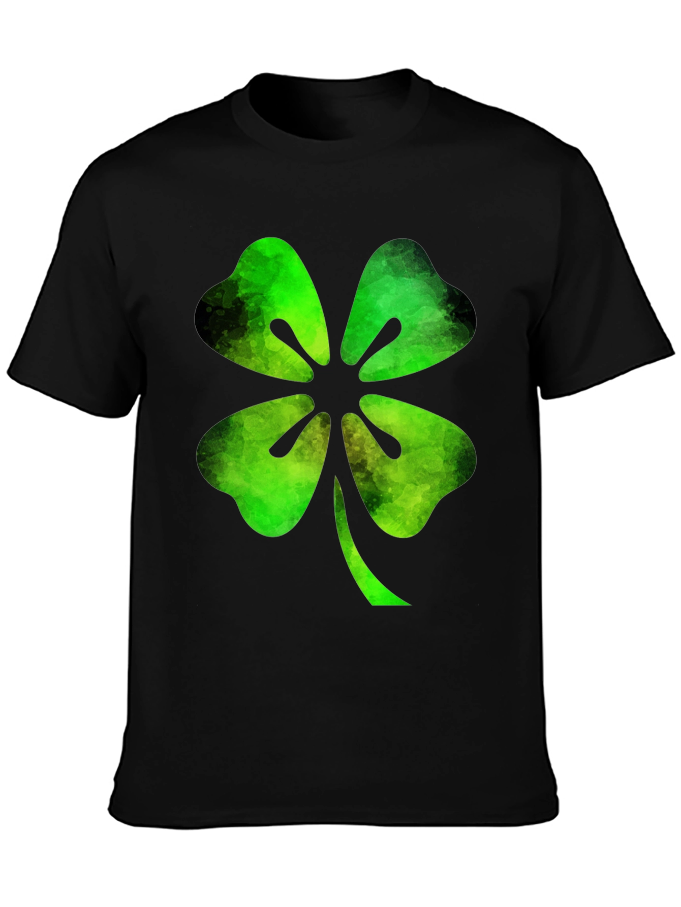 Lucky Four Leaf Clover Graphic T-Shirt