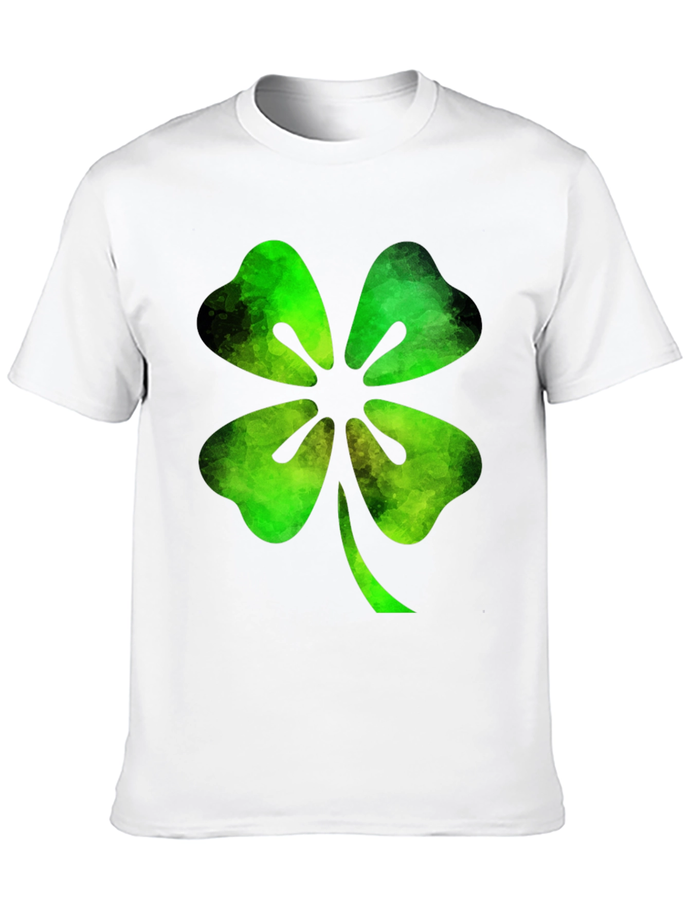 Lucky Four Leaf Clover Graphic T-Shirt