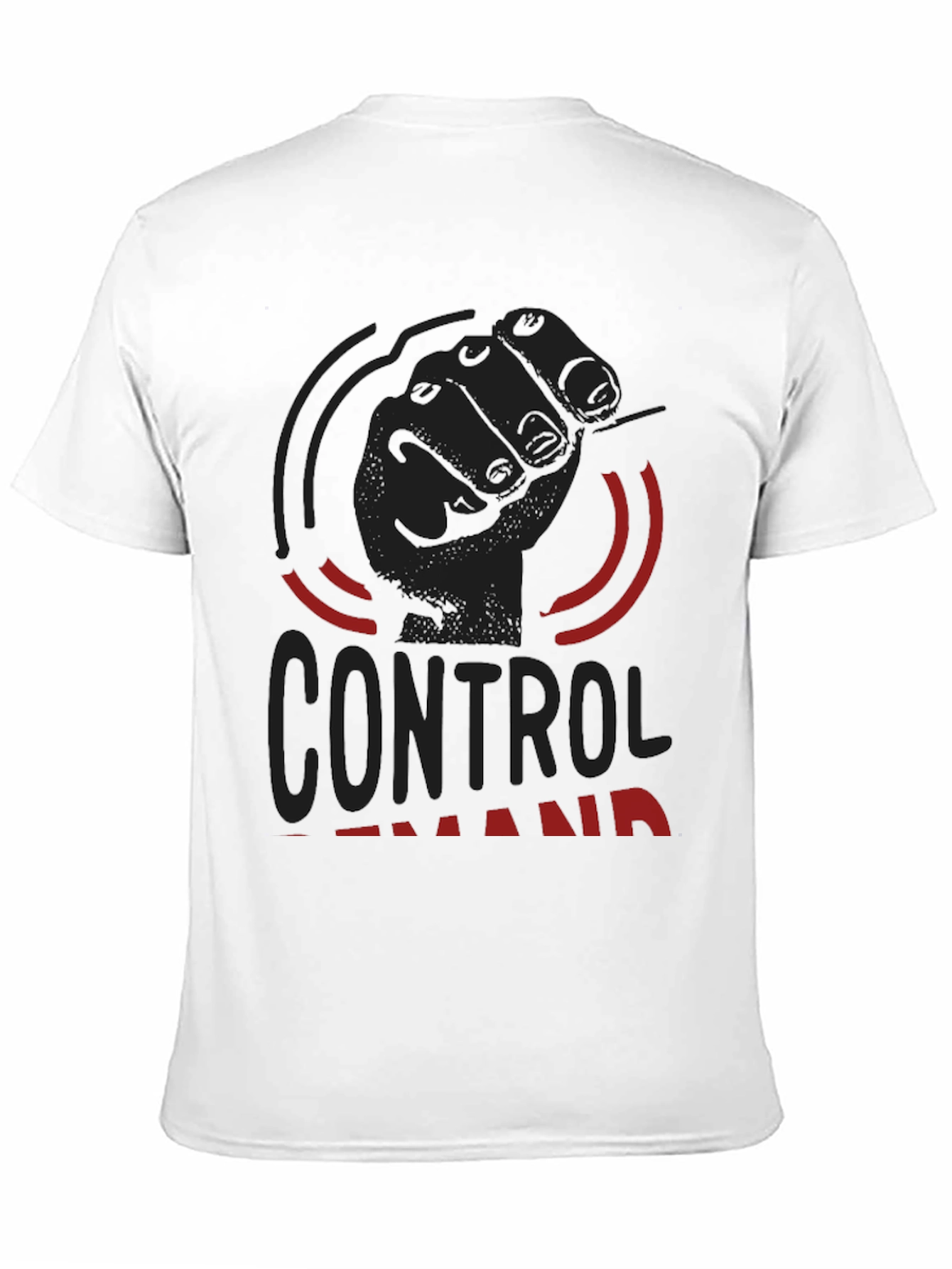 Control Demand Graphic Black T-Shirt