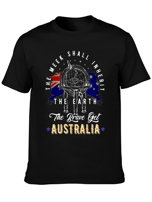 The Meek Shall Inherit Australia Graphic T-Shirt