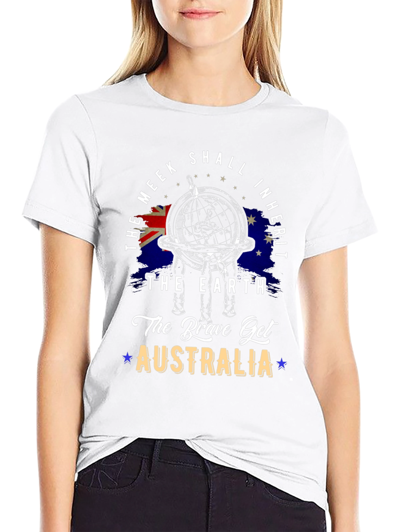 The Meek Shall Inherit Australia Graphic T-Shirt