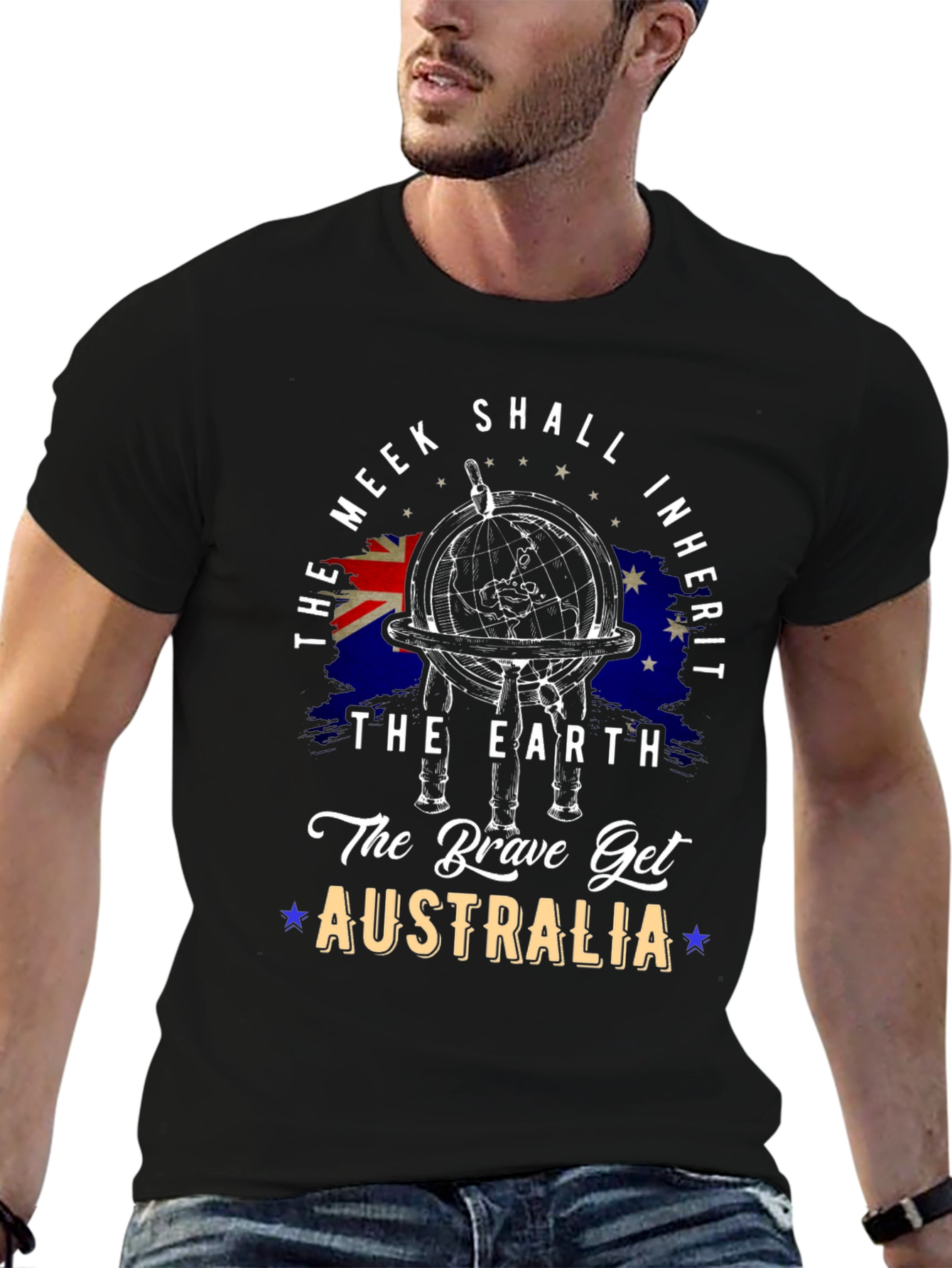 The Meek Shall Inherit Australia Graphic T-Shirt