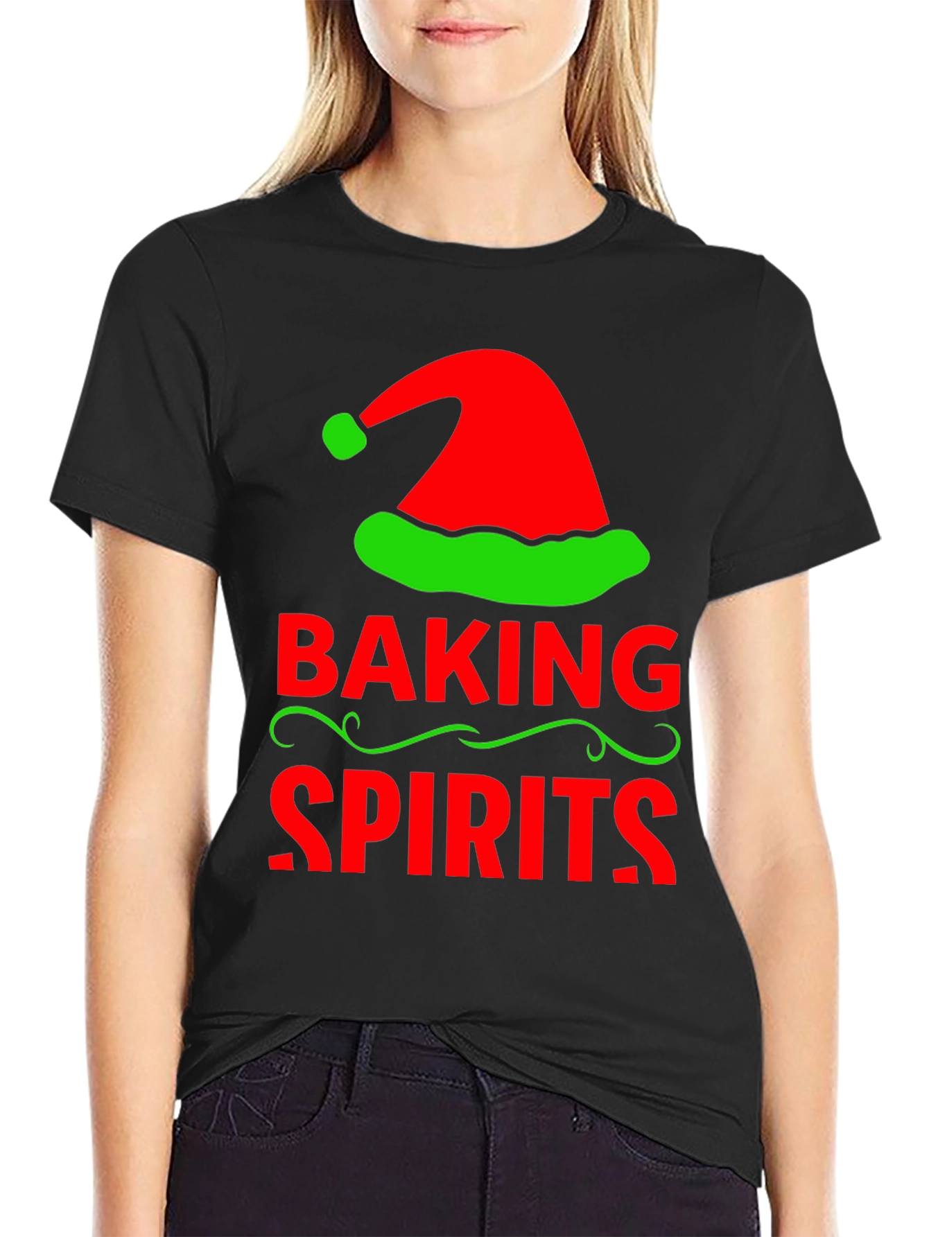 Baking Spirits Christmas Graphic Tee