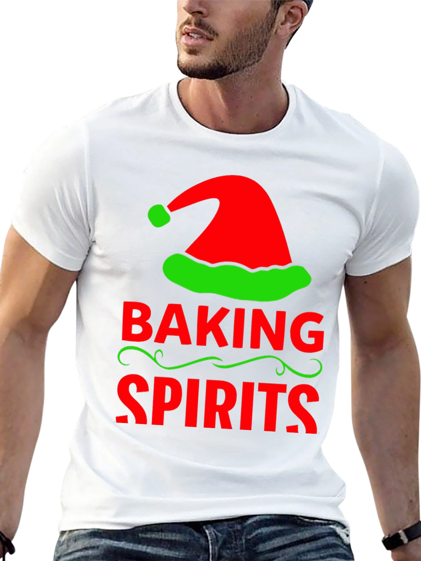 Baking Spirits Christmas Graphic Tee