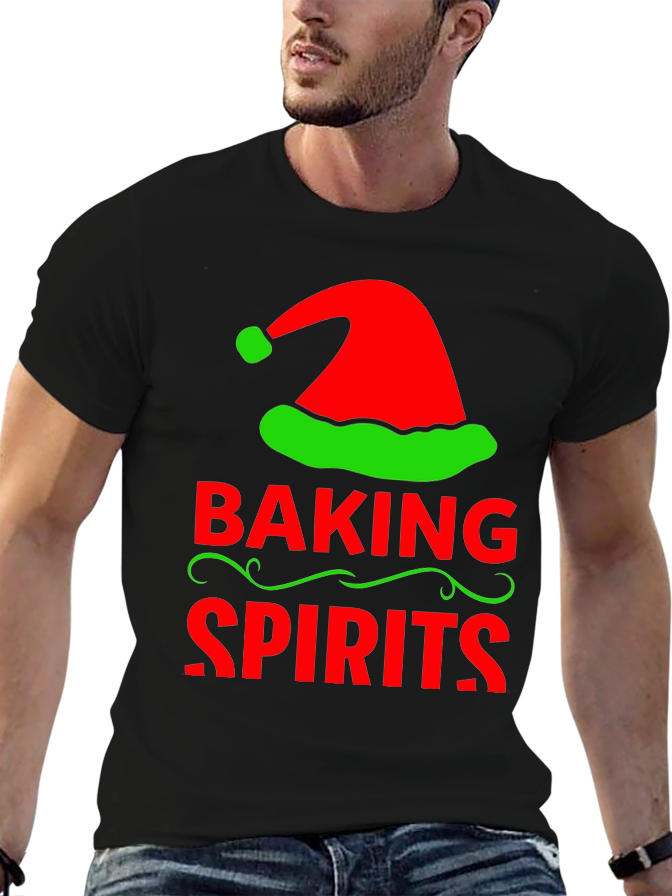 Baking Spirits Christmas Graphic Tee