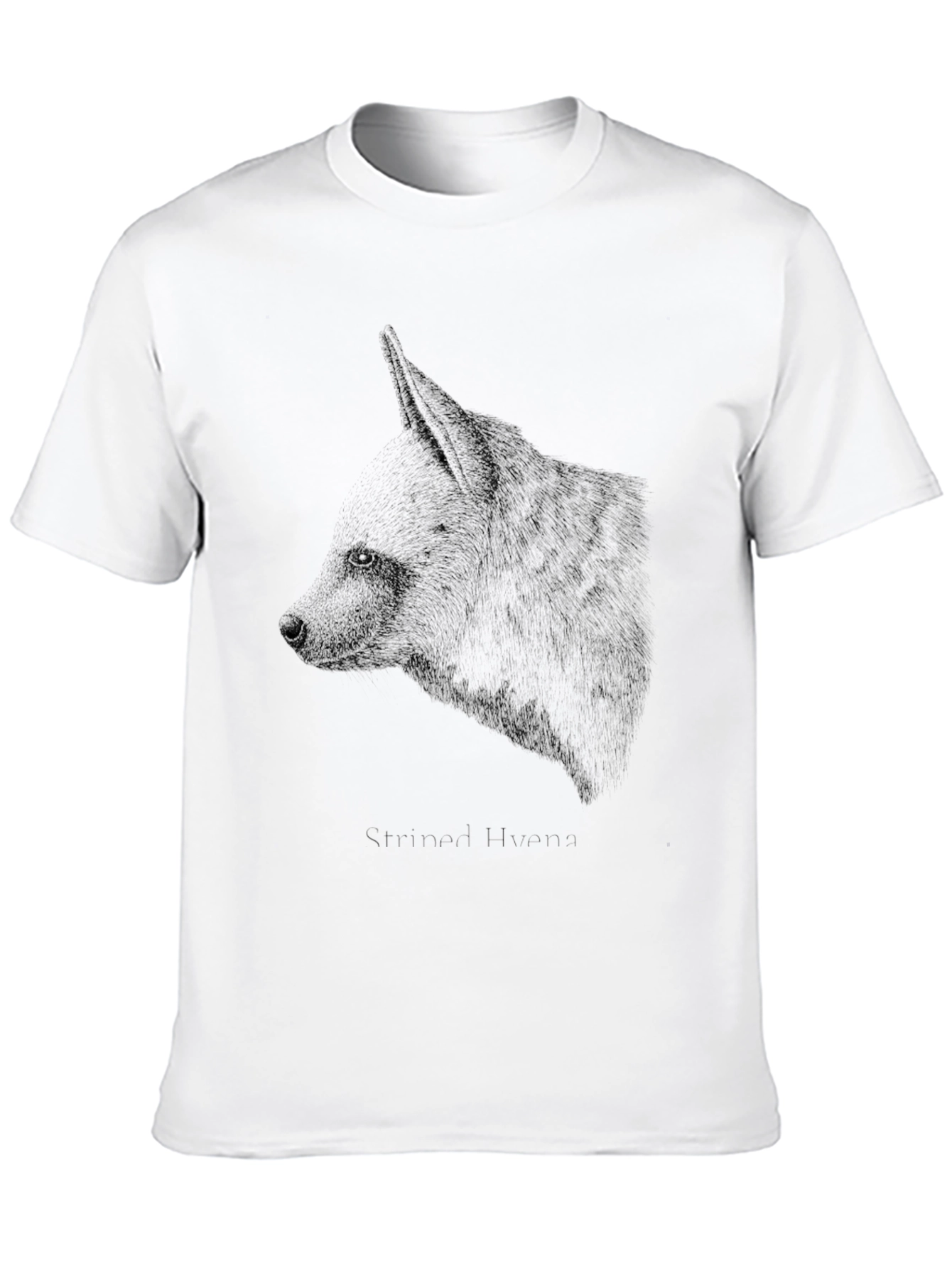 Black Wolf Graphic Print T-Shirt