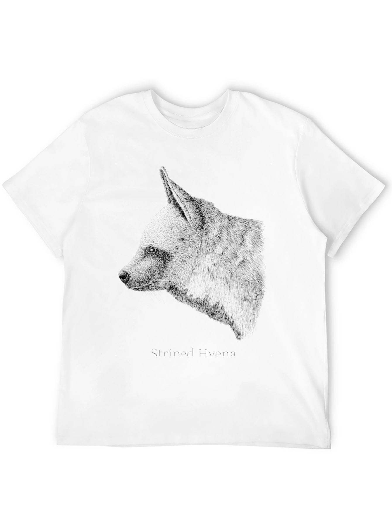 Black Wolf Graphic Print T-Shirt