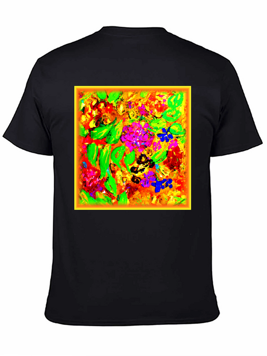 Abstract Floral Art Graphic Tee