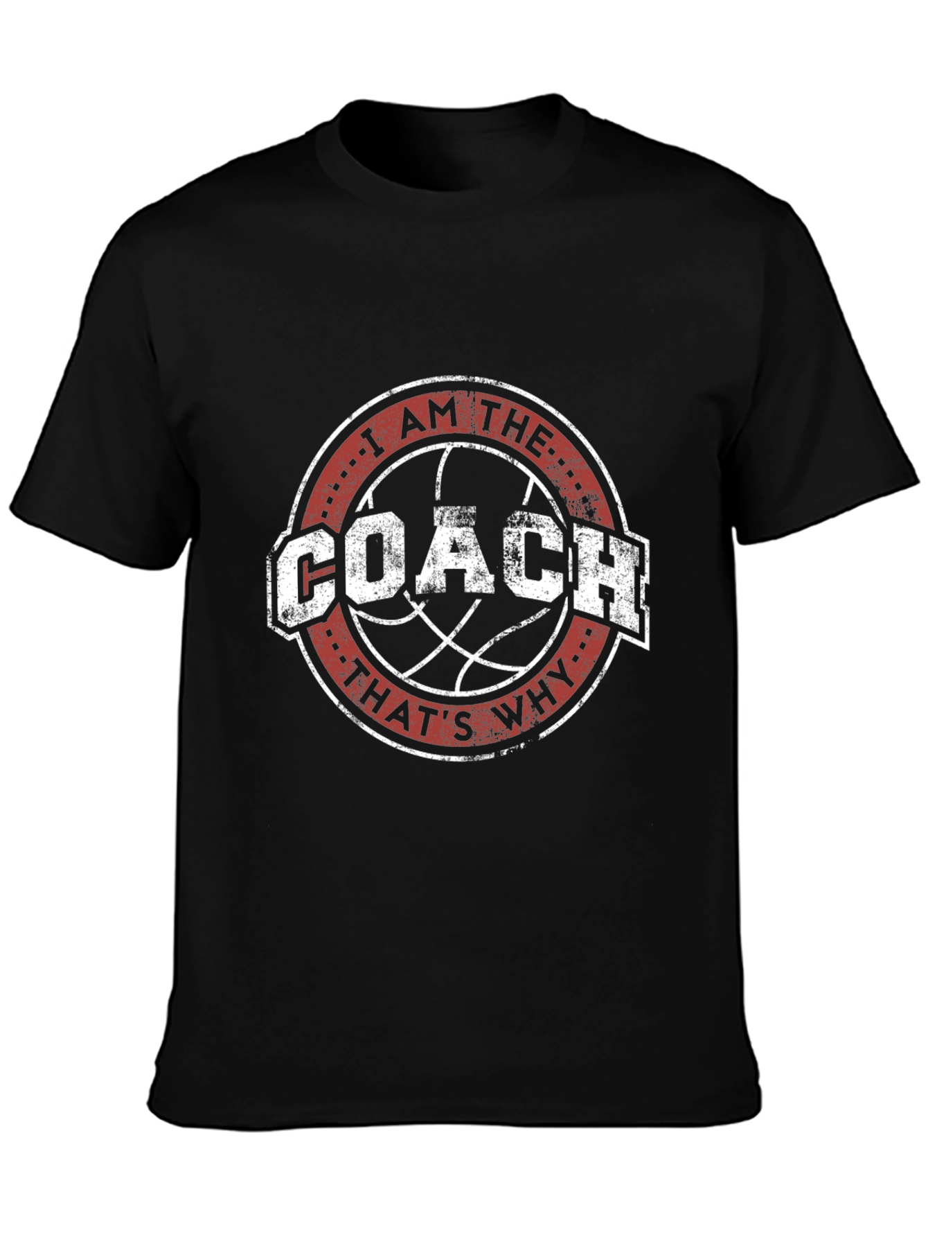 I AM THE COACH T-Shirt Basketball Fan Tee