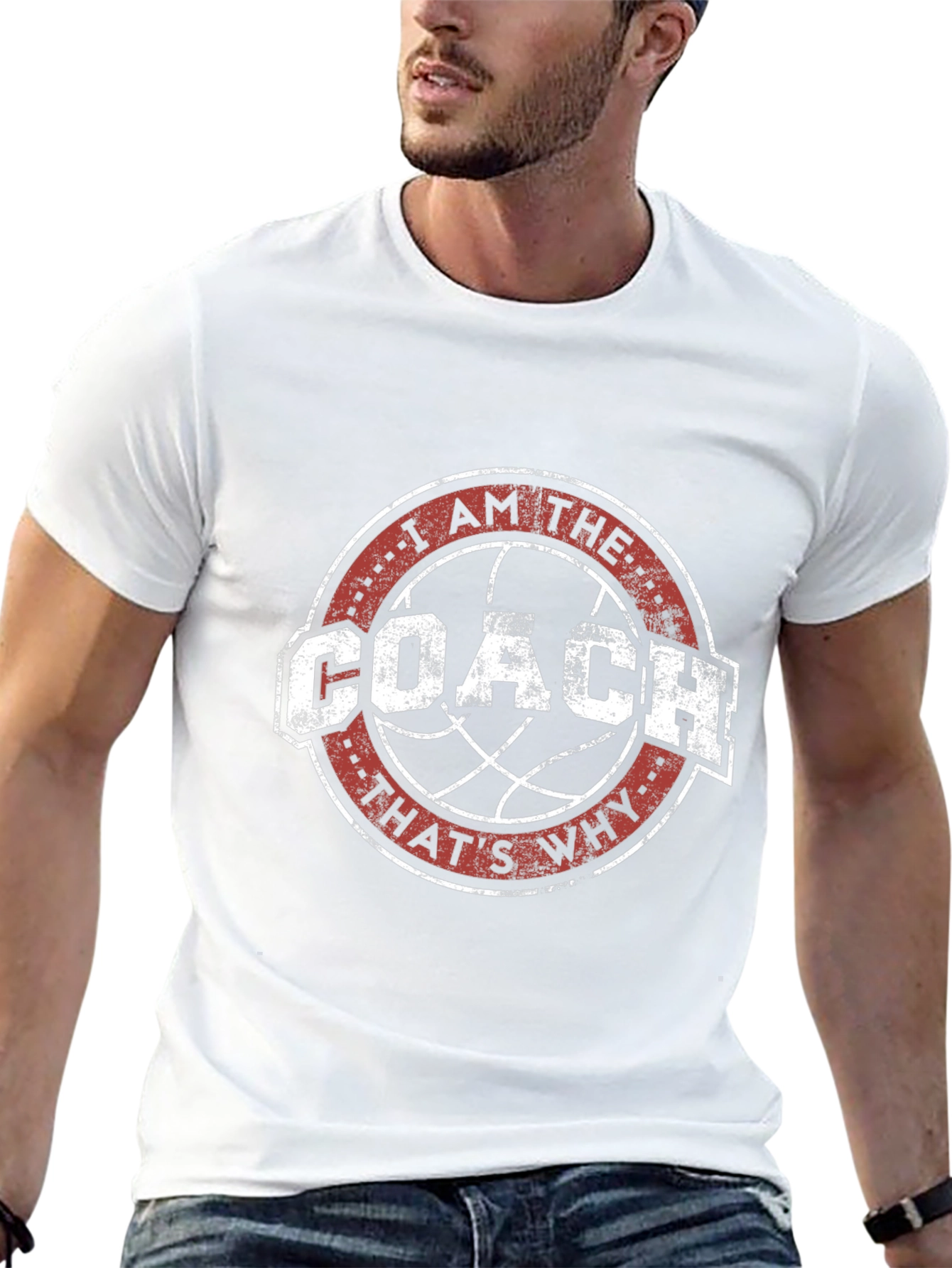 I AM THE COACH T-Shirt Basketball Fan Tee