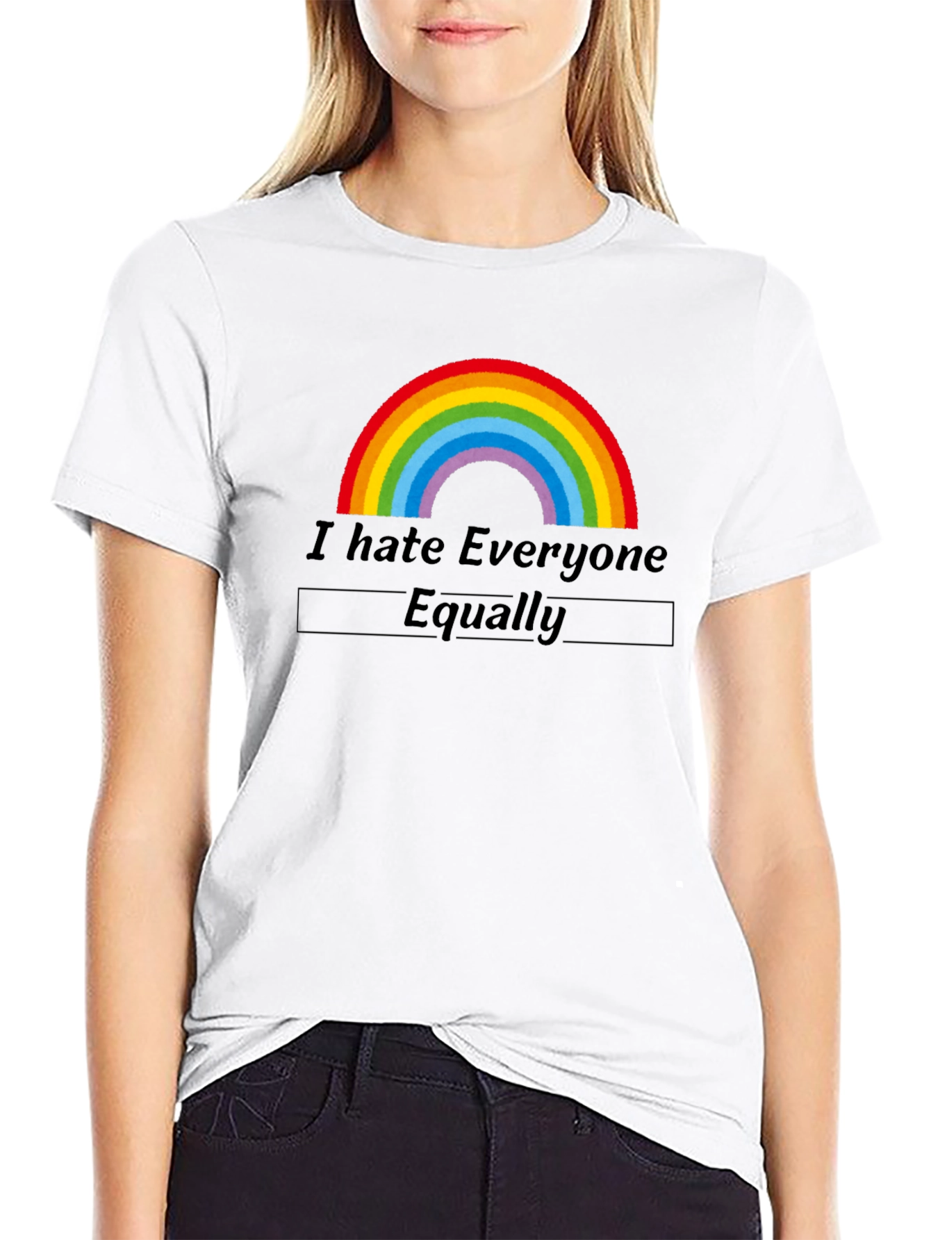 I Hate Everyone Equally Graphic Tee