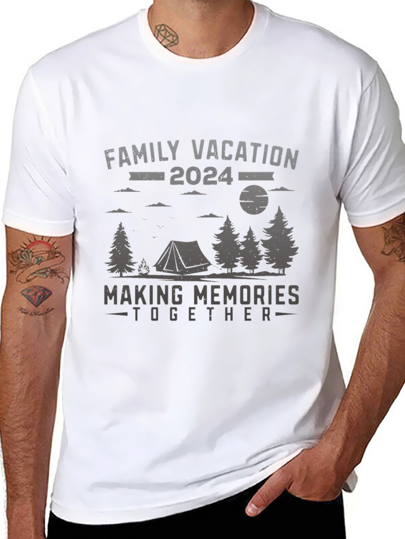 Family Vacation 2024 Camping Trip T-Shirt