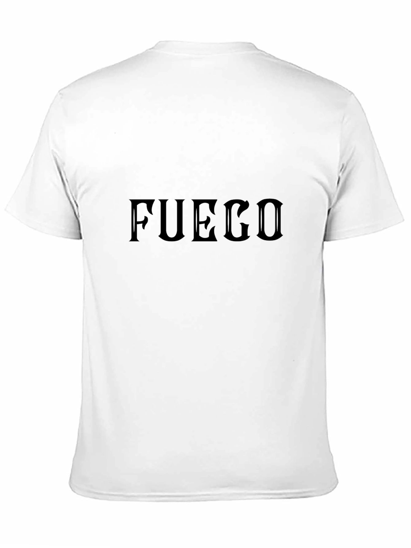 Fuego Mens Black Graphic T-Shirt