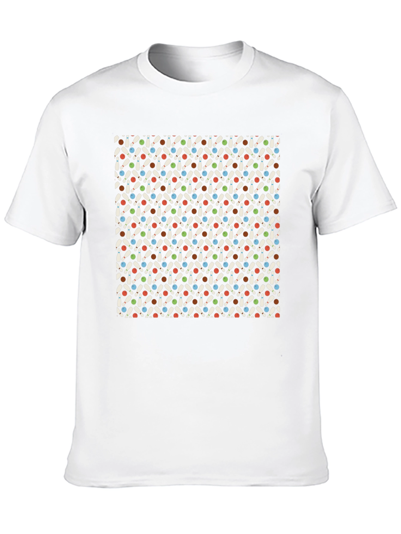 Retro Bowling Pattern T-Shirt