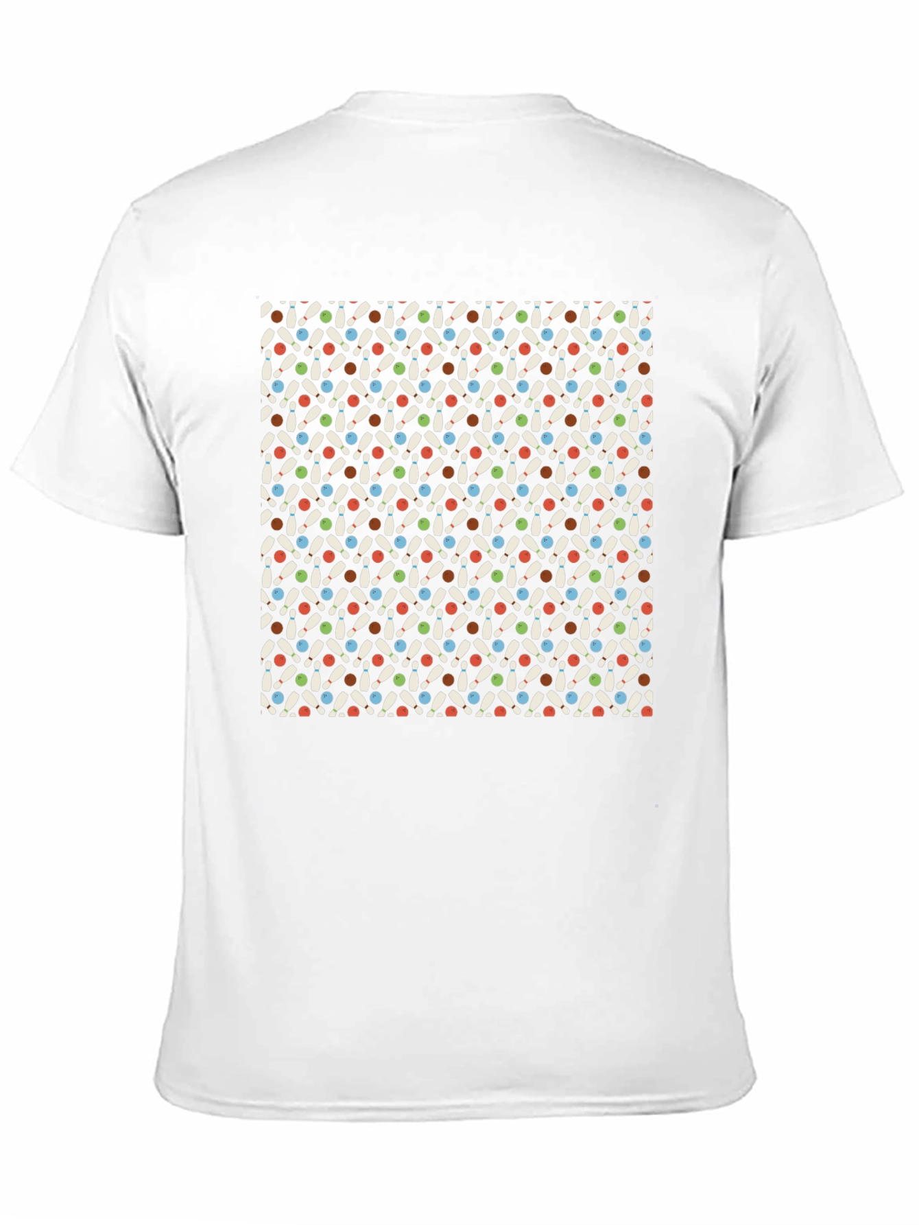 Retro Bowling Pattern T-Shirt