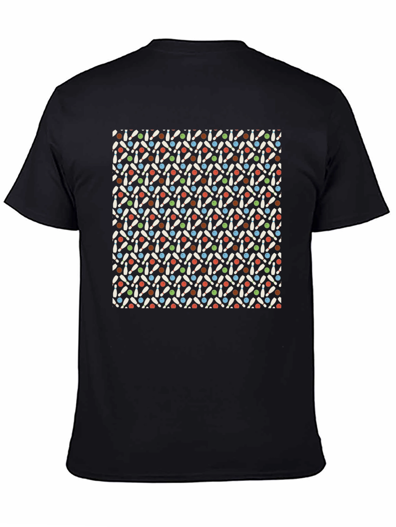 Retro Bowling Pattern T-Shirt
