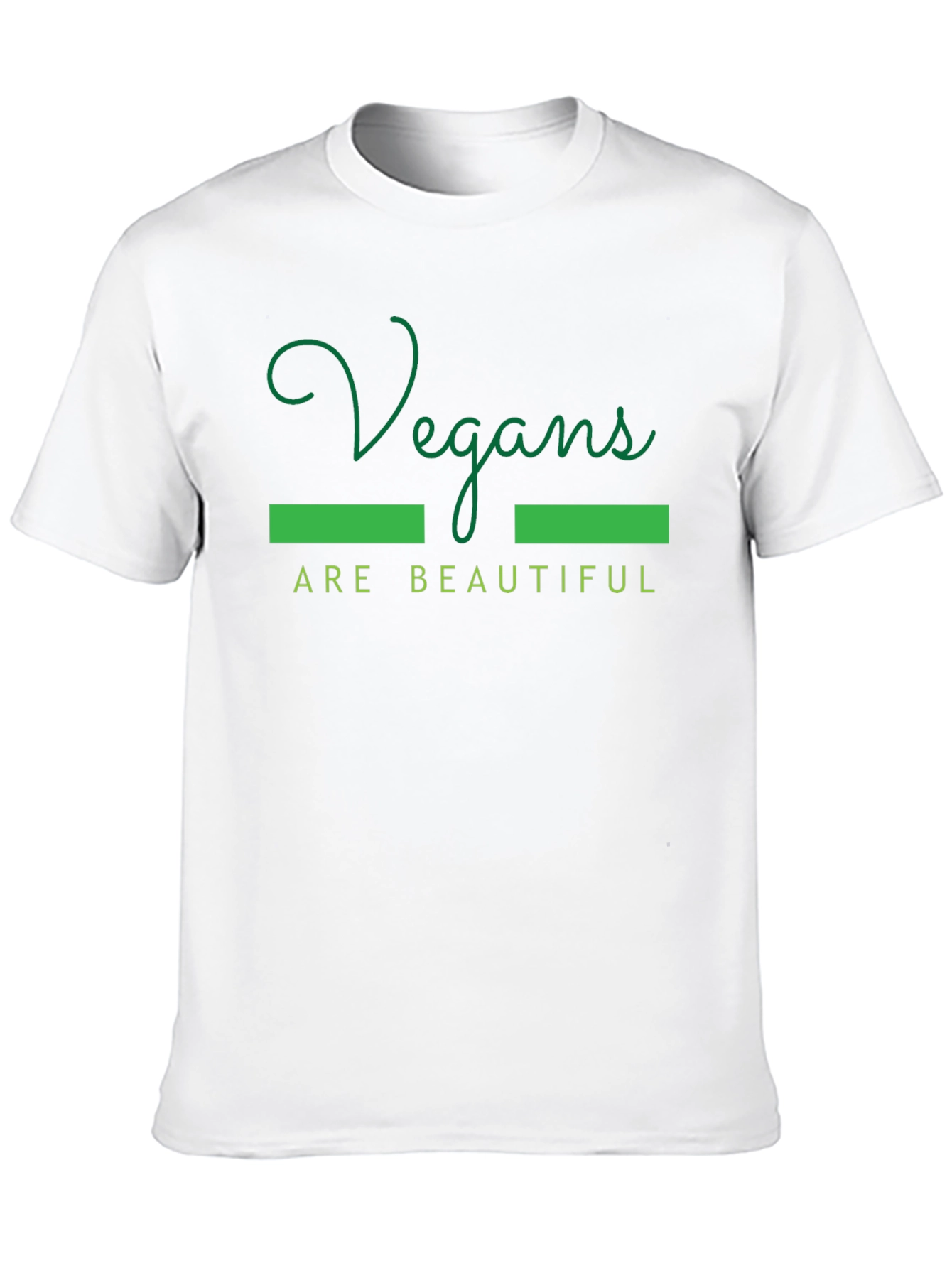 Vegan Pride Tee - Vegans are Beautiful Black T-Shirt