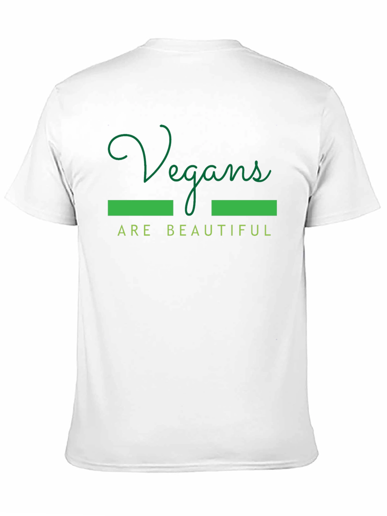 Vegan Pride Tee - Vegans are Beautiful Black T-Shirt
