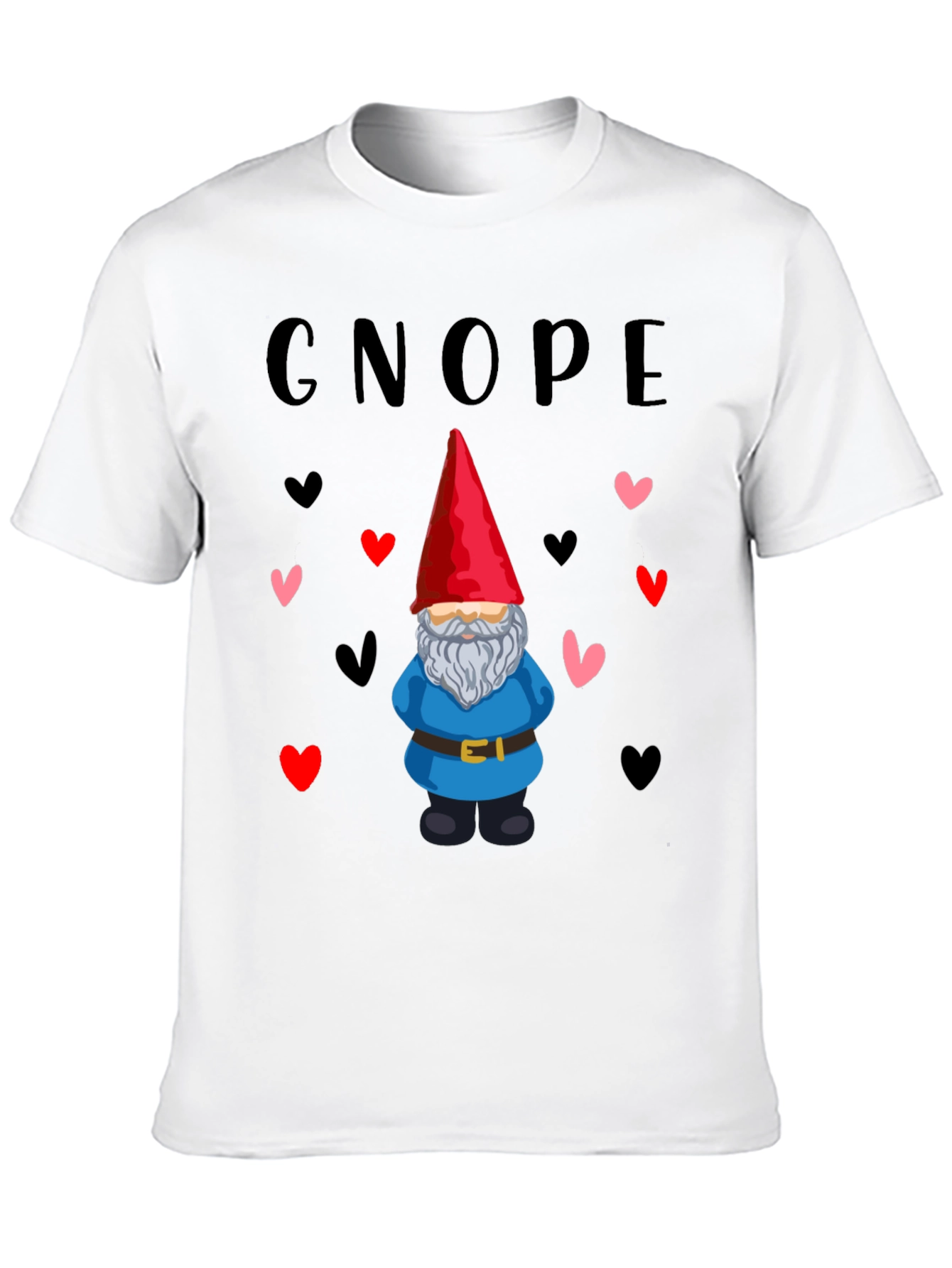 Cute Gnome Valentines Day Graphic Tee