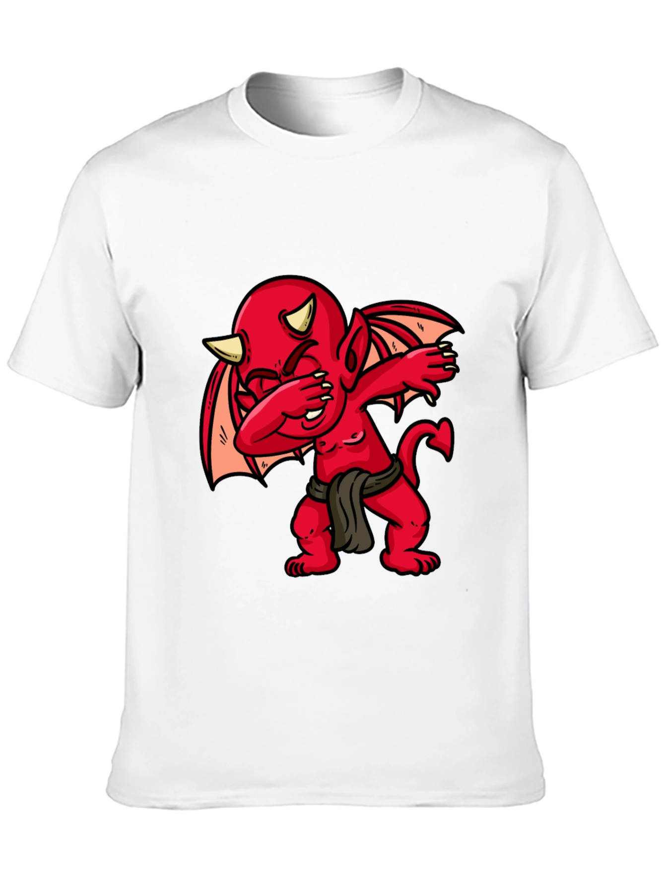 Dabbing Devil Graphic Tee - Mens Black T-Shirt