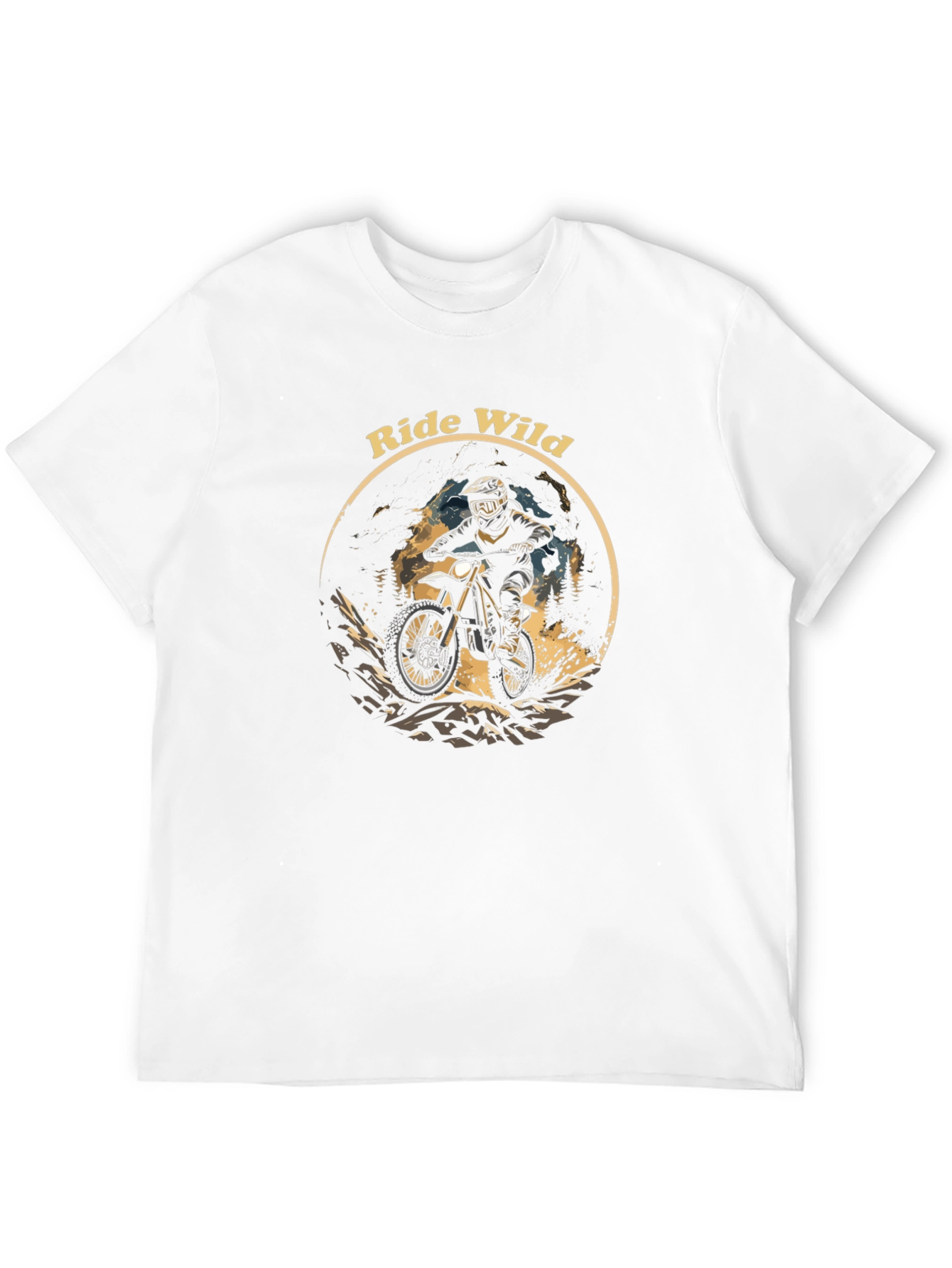 Ride Wild Black Graphic Tee