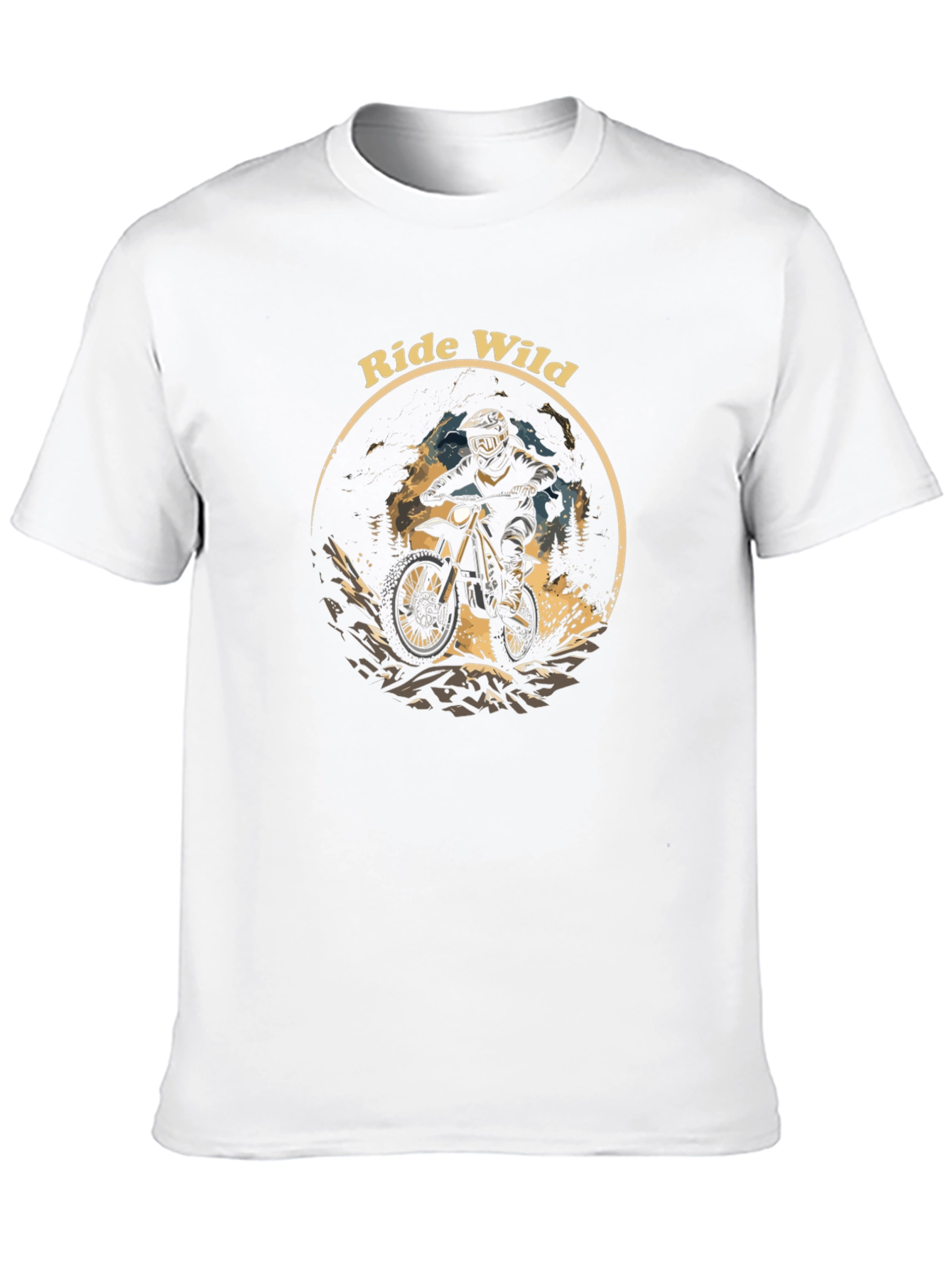 Ride Wild Black Graphic Tee