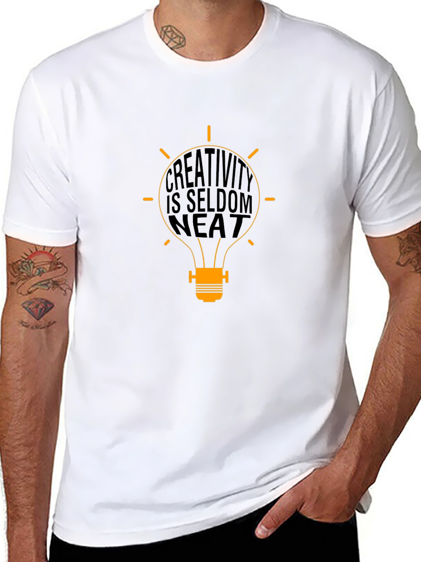 Creativity is Seldom Neat Graphic Tee
