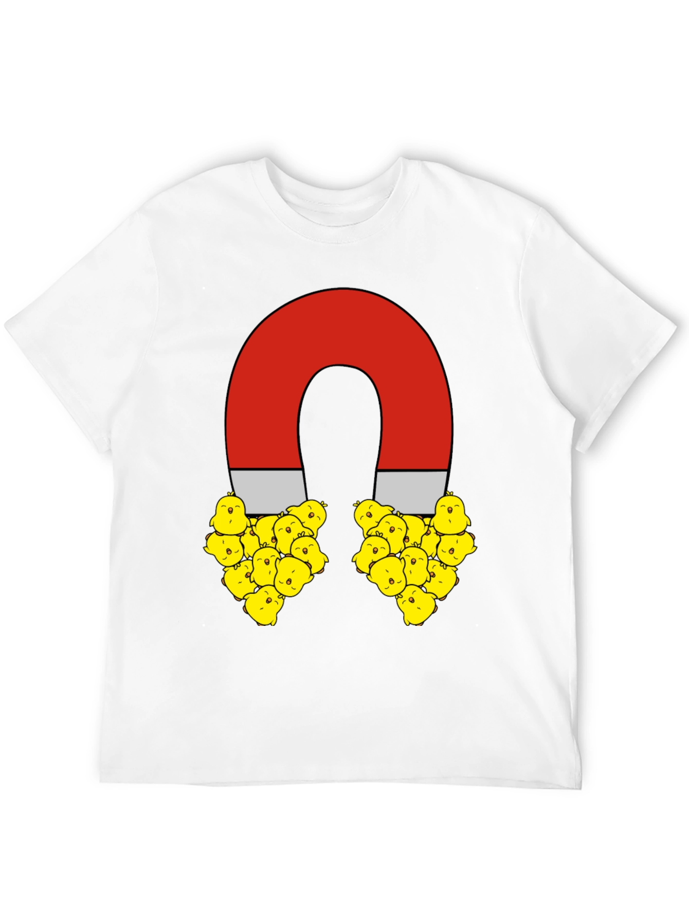 Chick Magnet Graphic T-Shirt - Funny Animal Tee