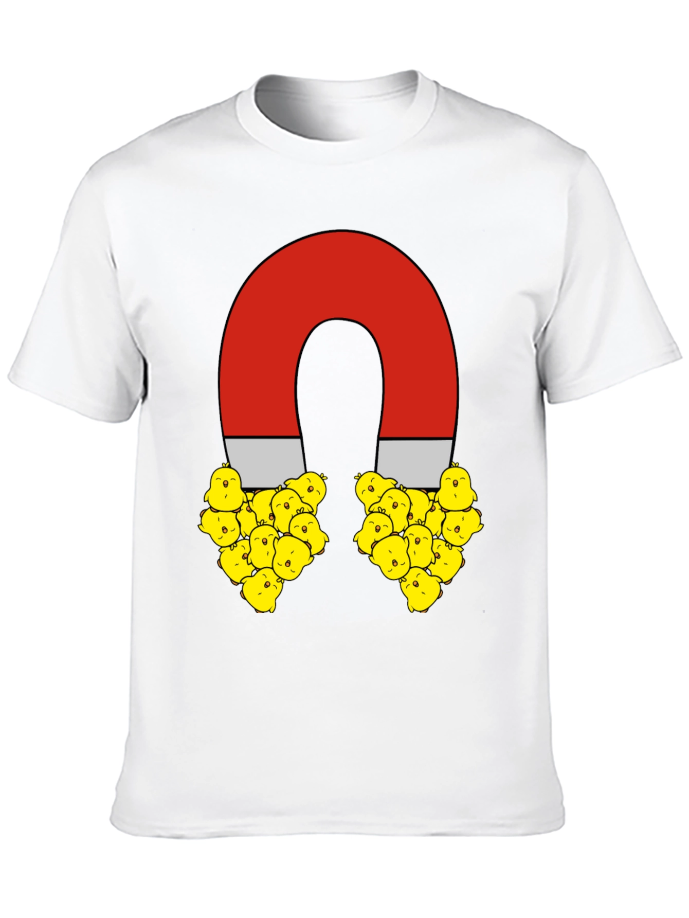 Chick Magnet Graphic T-Shirt - Funny Animal Tee