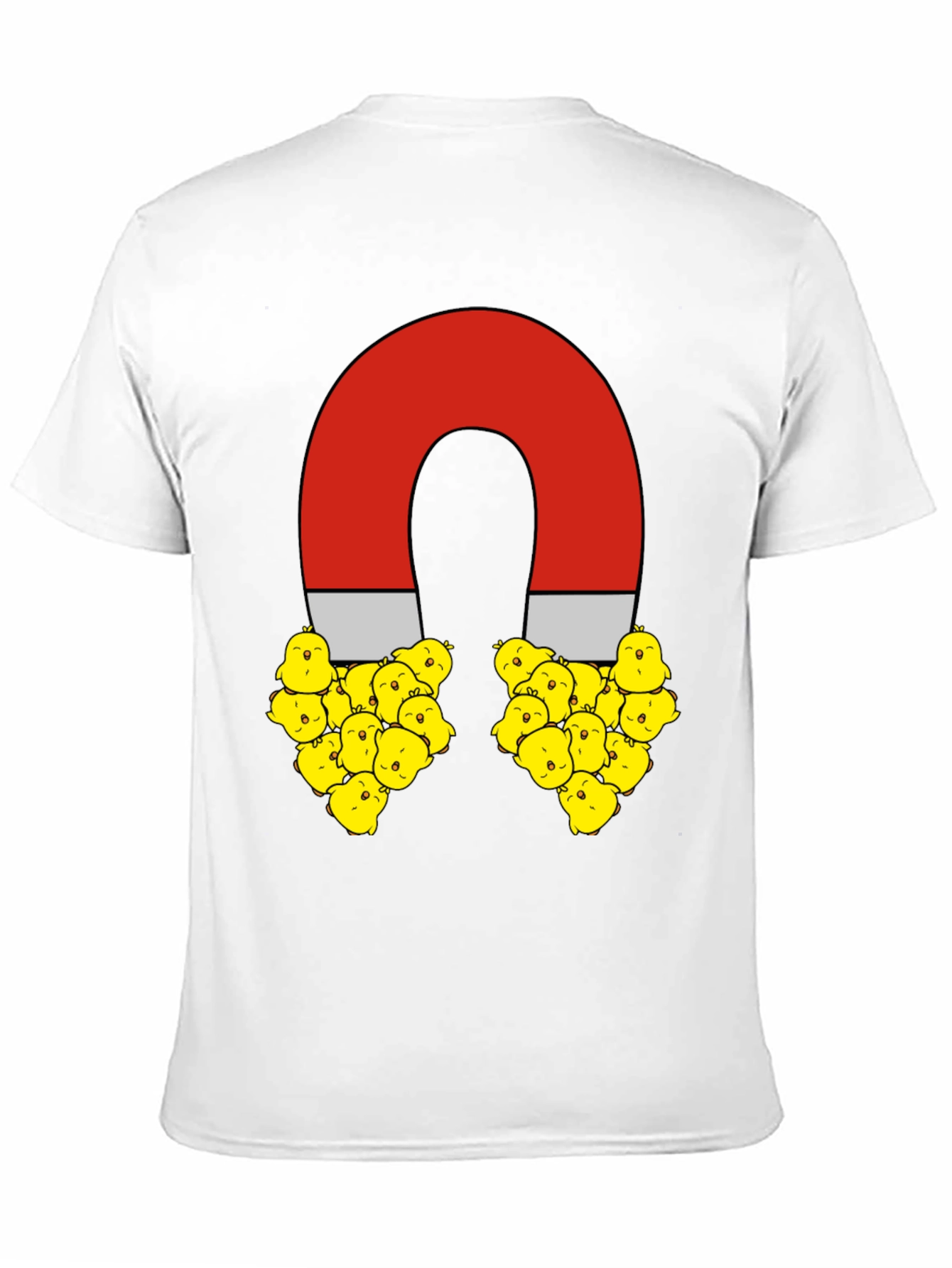 Chick Magnet Graphic T-Shirt - Funny Animal Tee