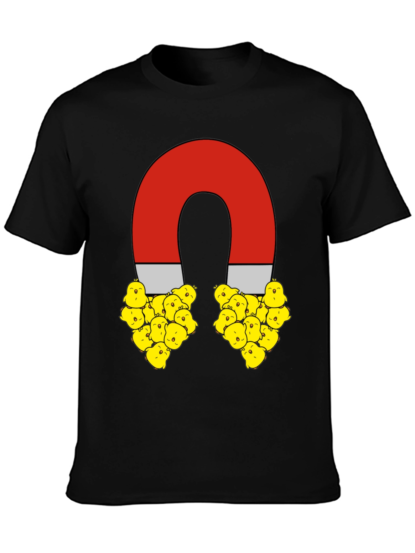 Chick Magnet Graphic T-Shirt - Funny Animal Tee