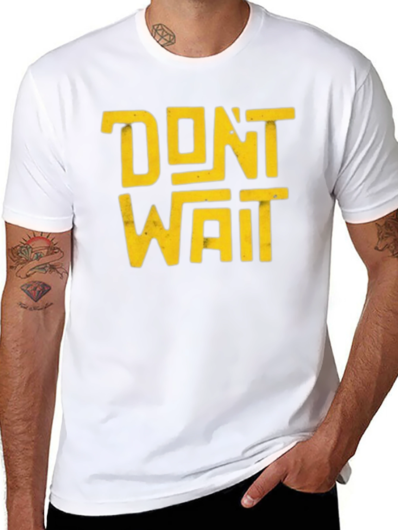 Dont Wait Graphic T-Shirt - Bold Statement Tee