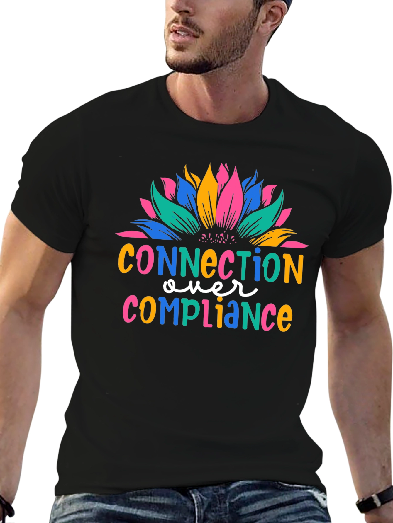 Connection Over Compliance Graphic Tee