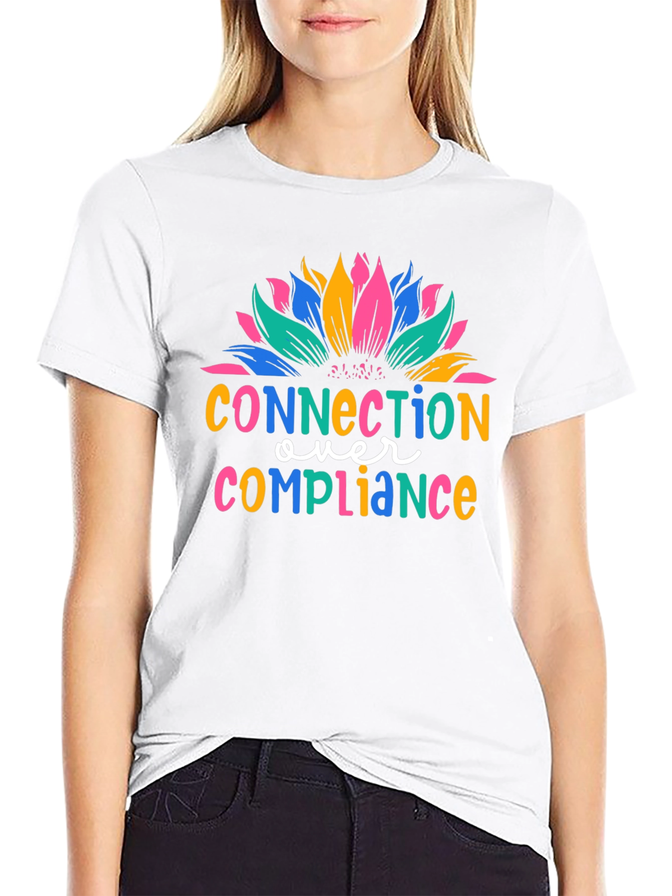 Connection Over Compliance Graphic Tee