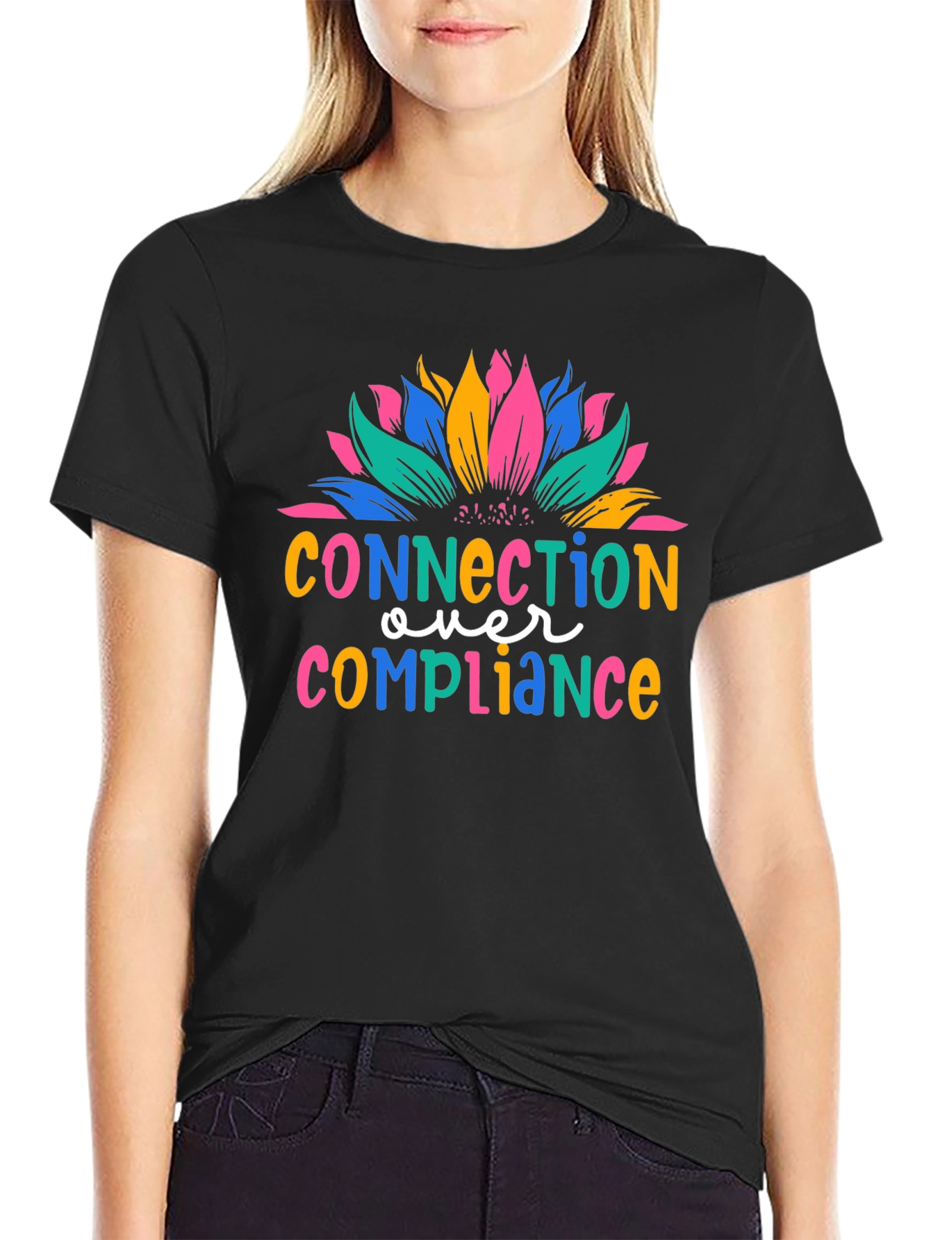 Connection Over Compliance Graphic Tee