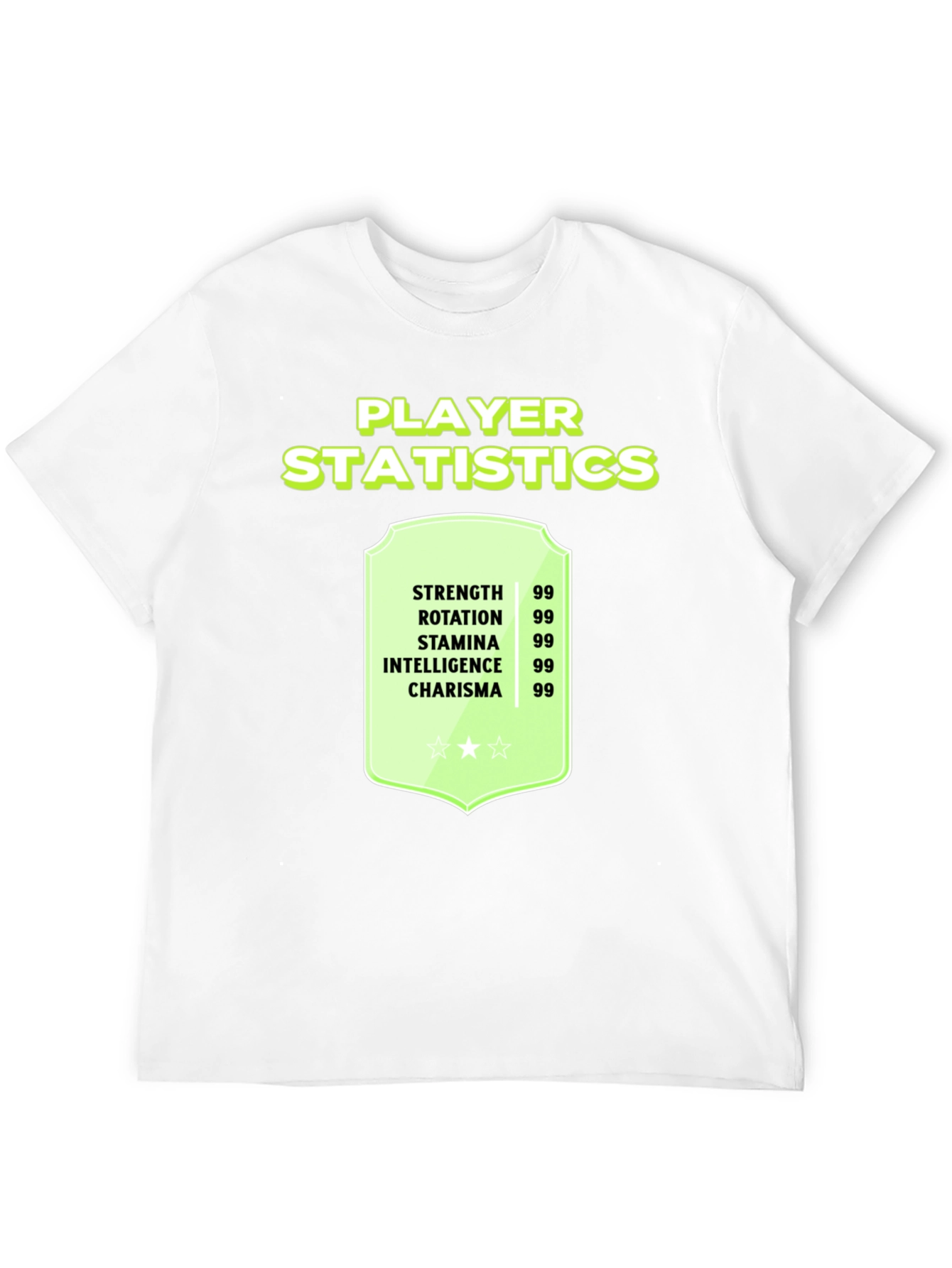 Player Statistics T-Shirt - Gamer Edition