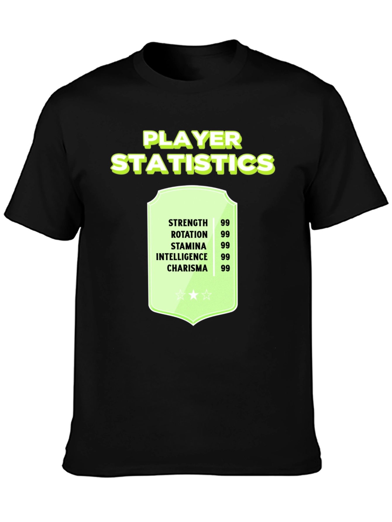 Player Statistics T-Shirt - Gamer Edition