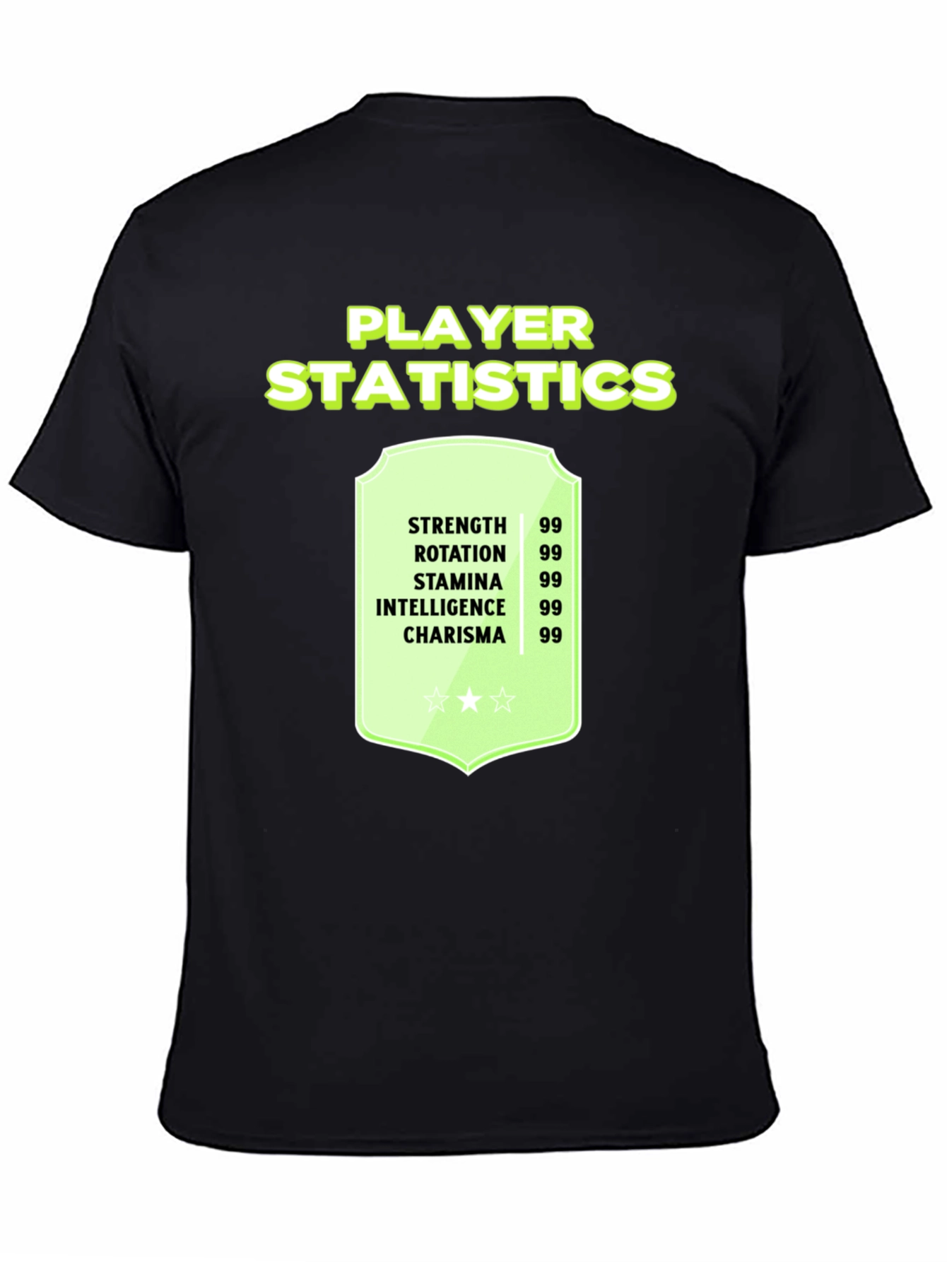 Player Statistics T-Shirt - Gamer Edition