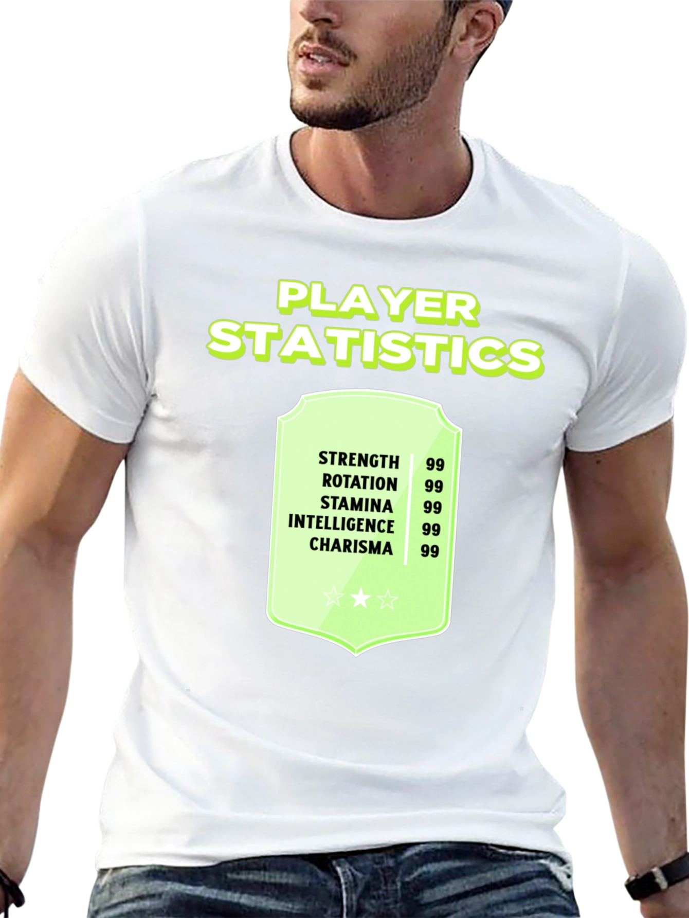 Player Statistics T-Shirt - Gamer Edition