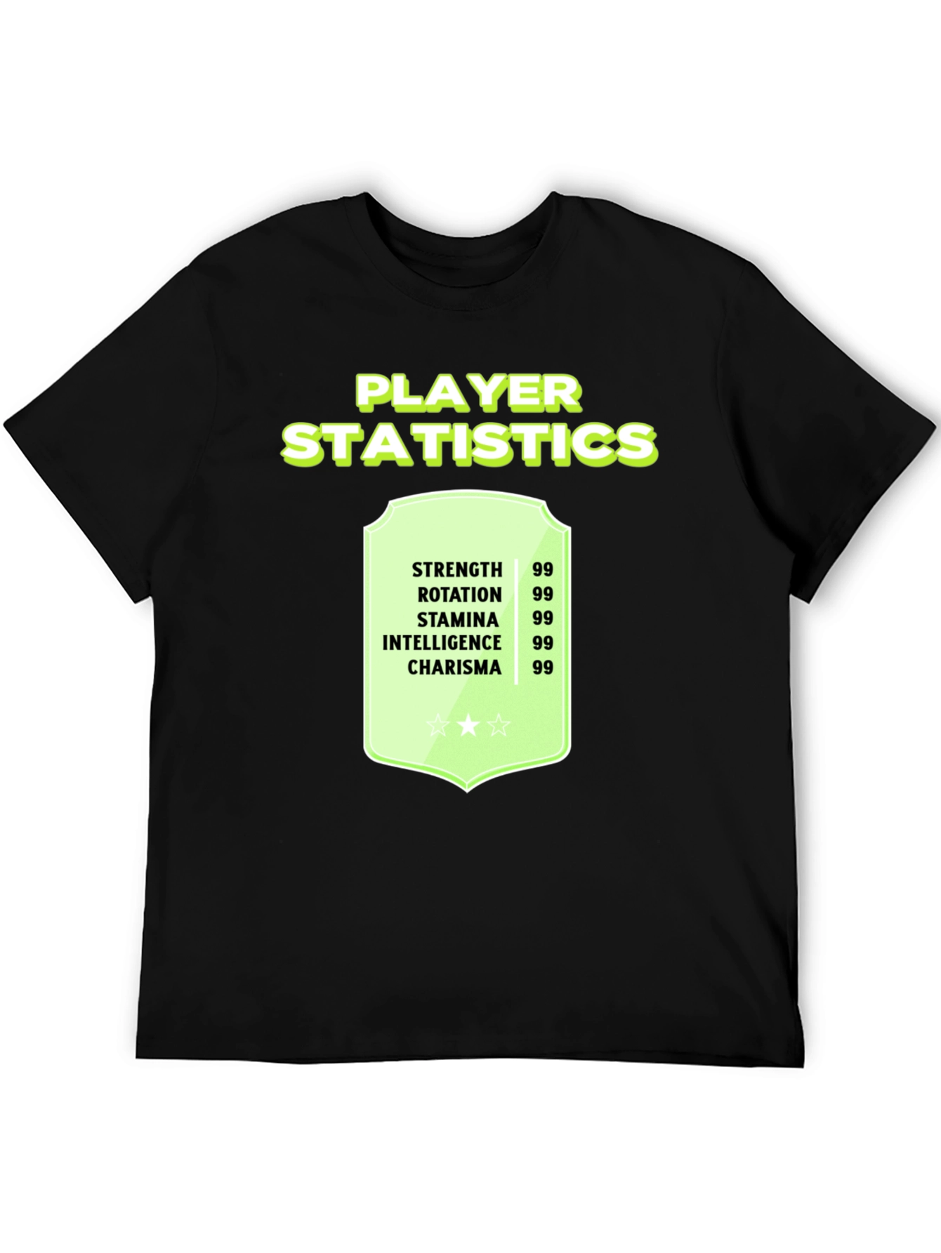 Player Statistics T-Shirt - Gamer Edition