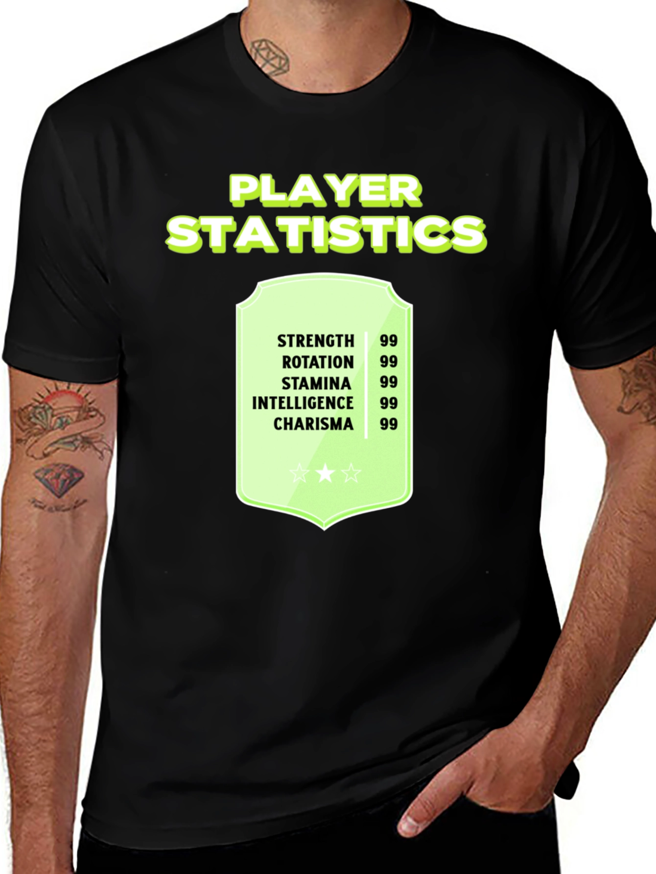 Player Statistics T-Shirt - Gamer Edition