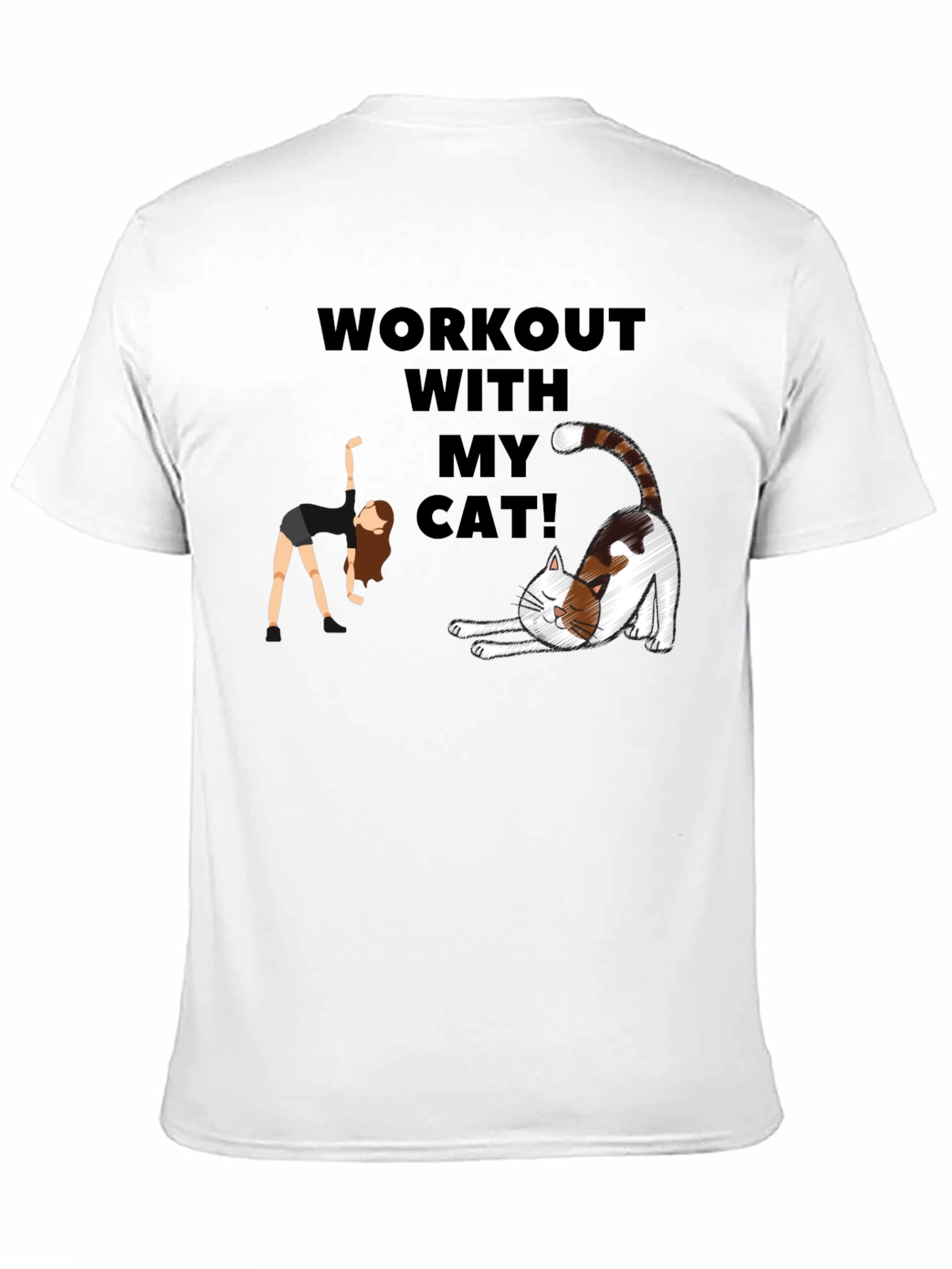 Workout With My Cat T-Shirt